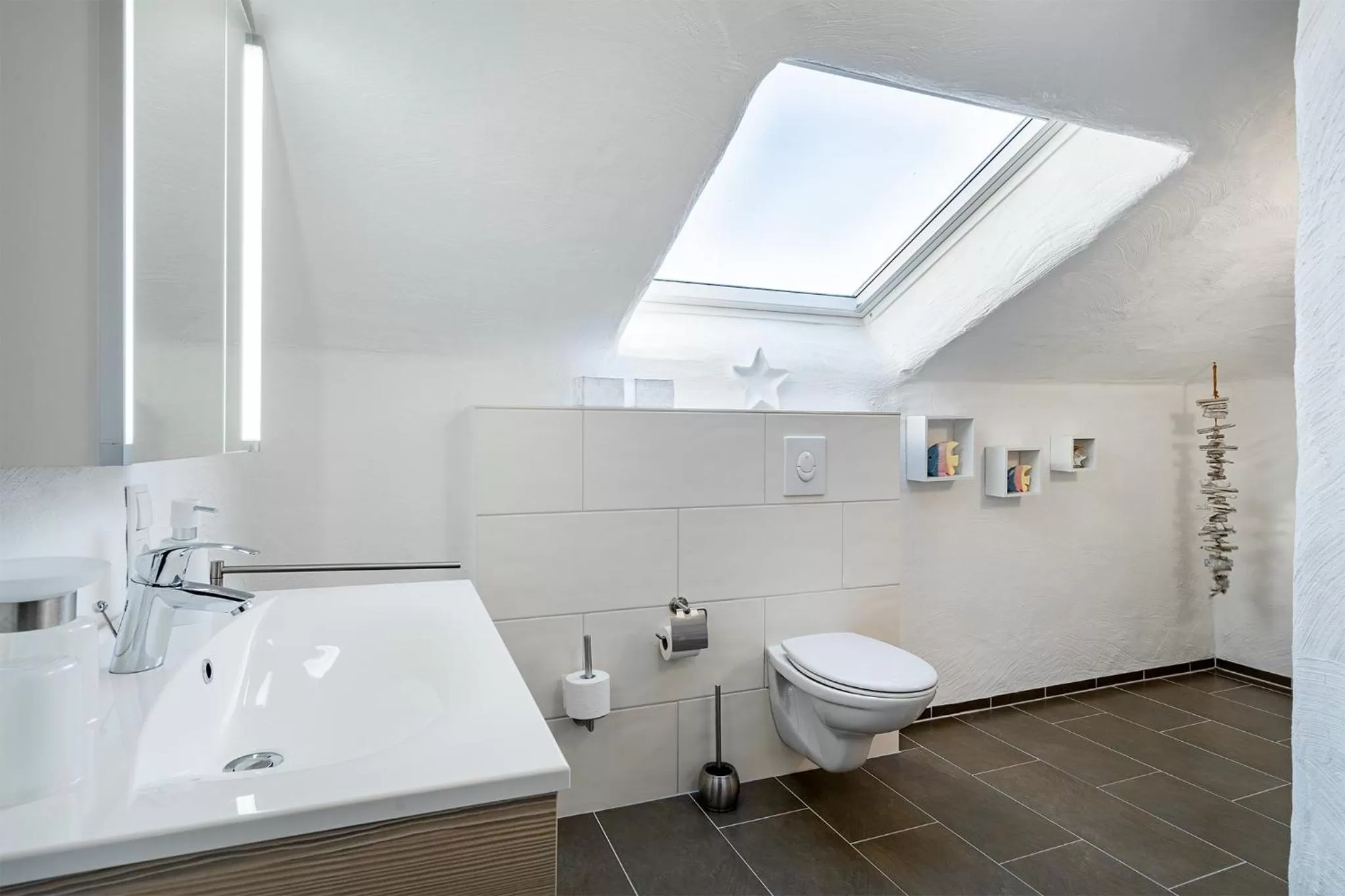 Shower in Villa Moorstern am Badesee Tannenhausen