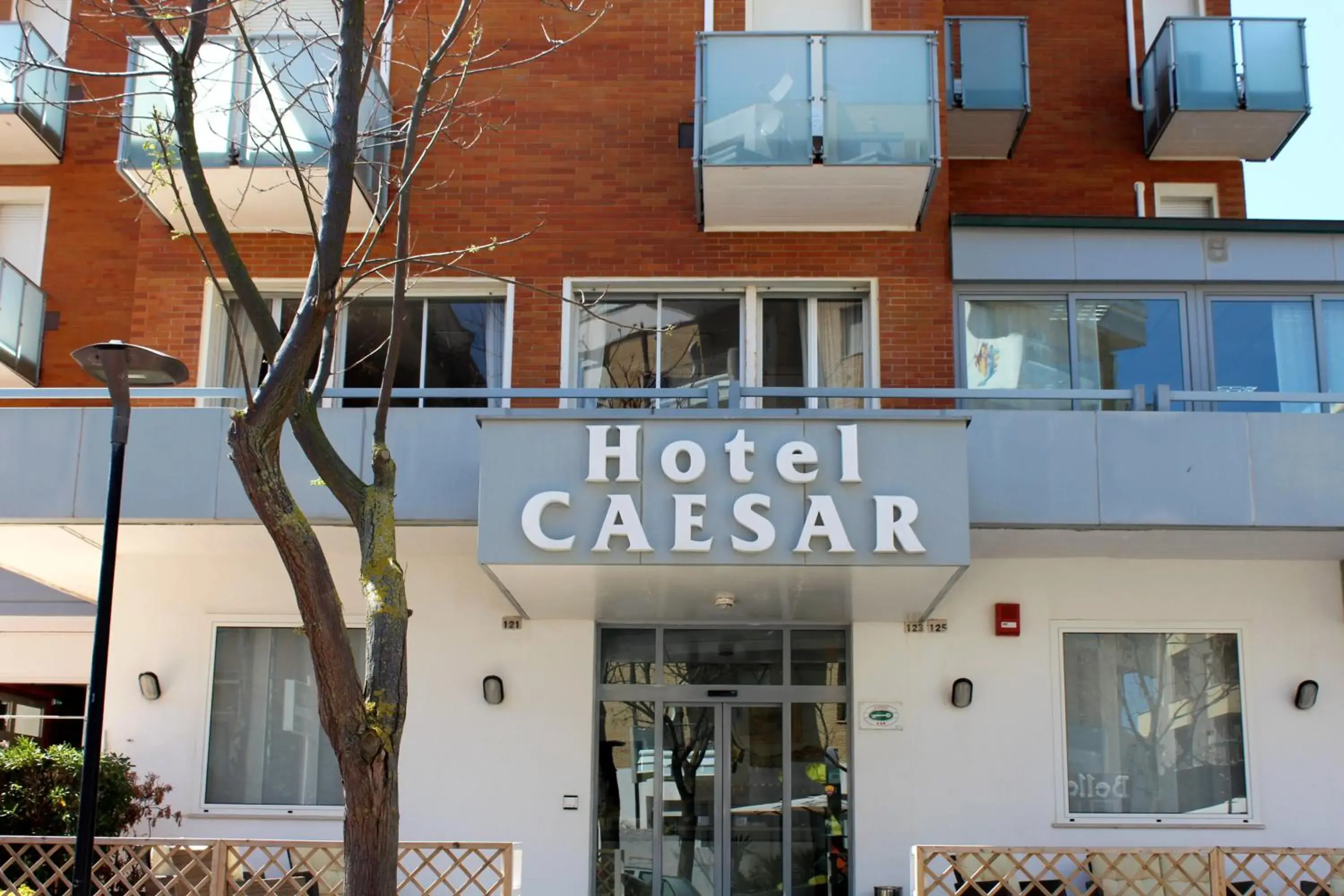 Facade/entrance in Hotel Caesar