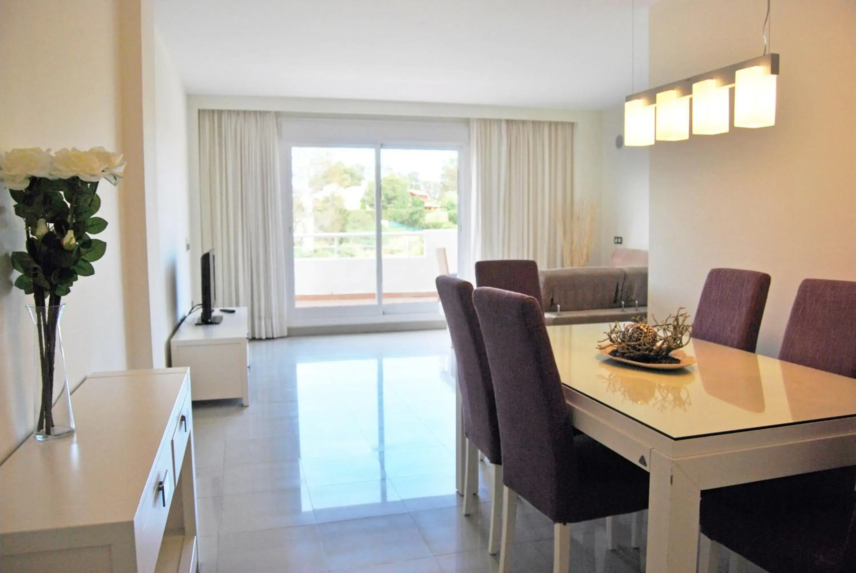 Living room, Dining Area in Cortijo Del Mar Resort