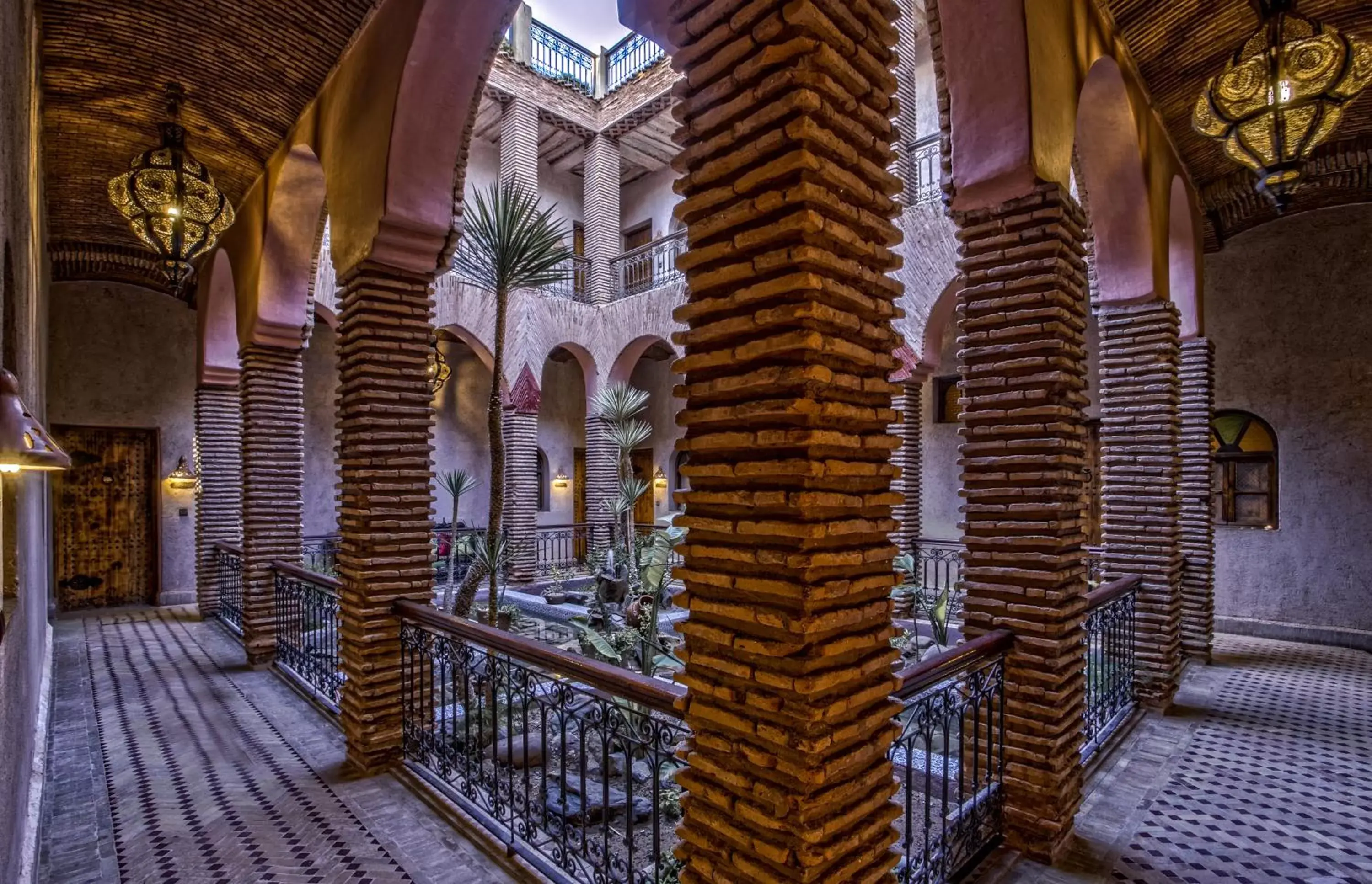 Patio in Hotel Kasbah Le Mirage & Spa