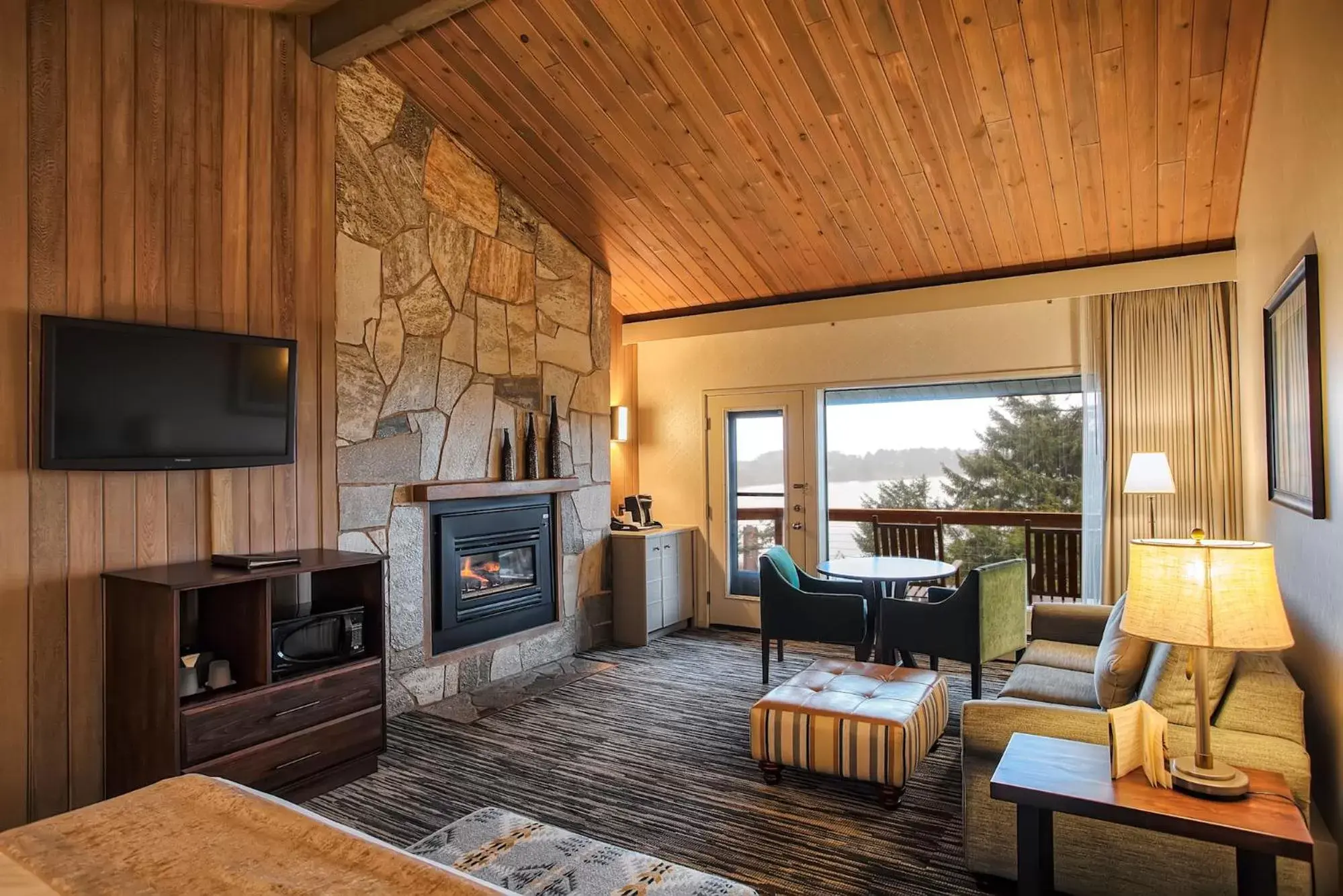 Seating Area in Salishan Coastal Lodge