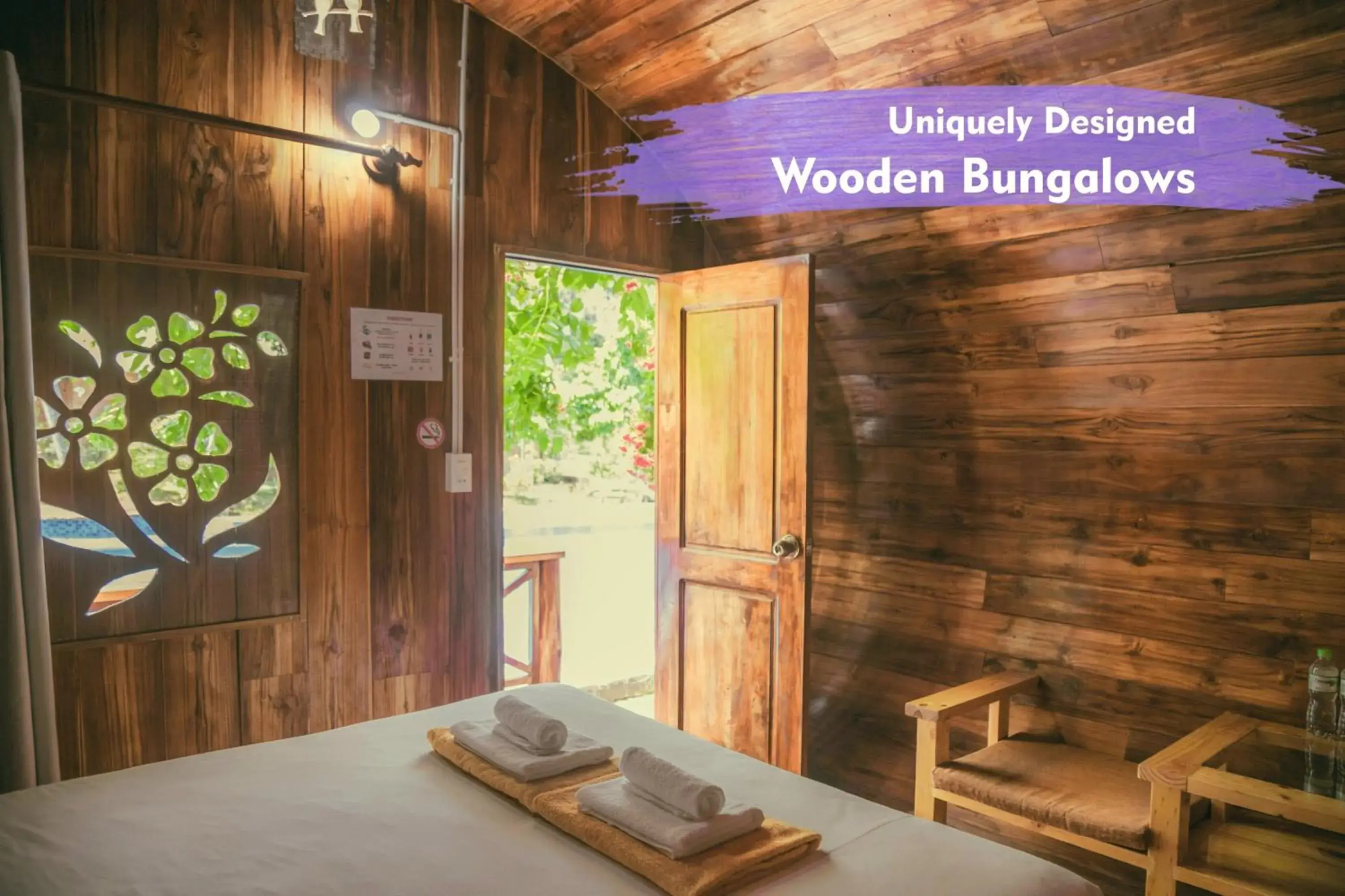 Bed in Phu Quoc Valley Sen Bungalow