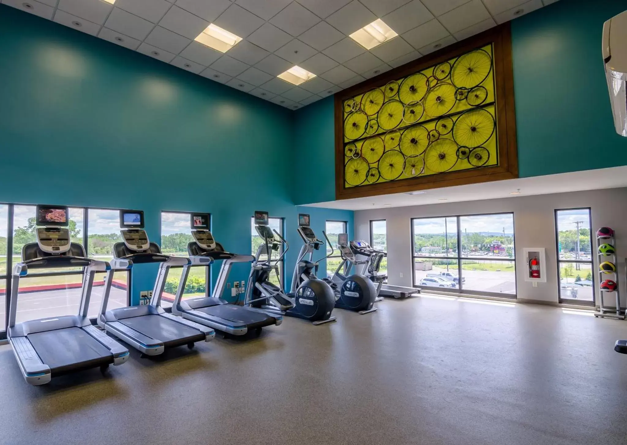 Fitness centre/facilities in Holiday Inn & Suites Syracuse Airport - Liverpool, an IHG Hotel