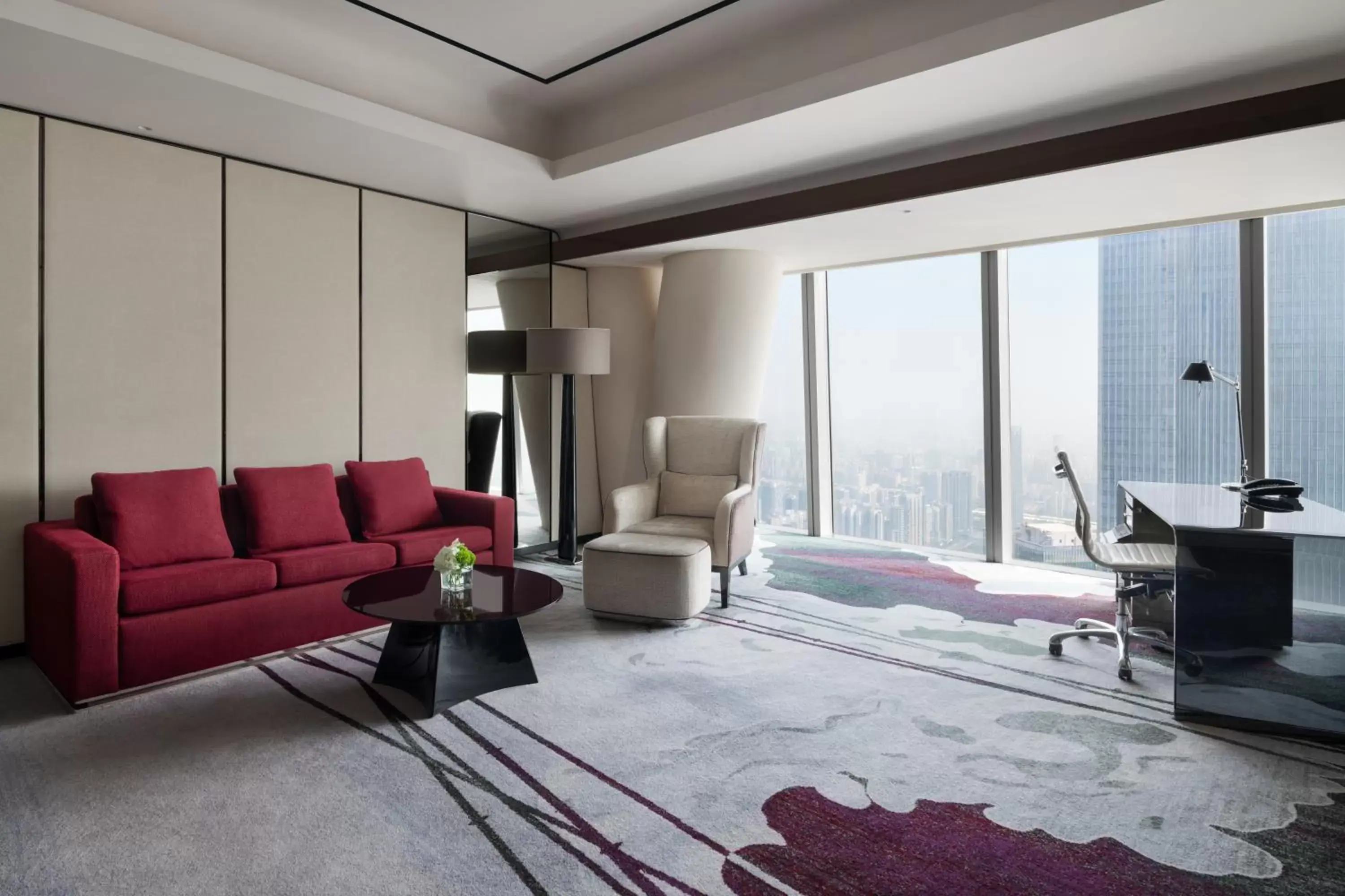 Living room, Seating Area in Four Seasons Hotel Guangzhou - Free Shuttle Bus to Canton Fair Complex during Canton Fair period