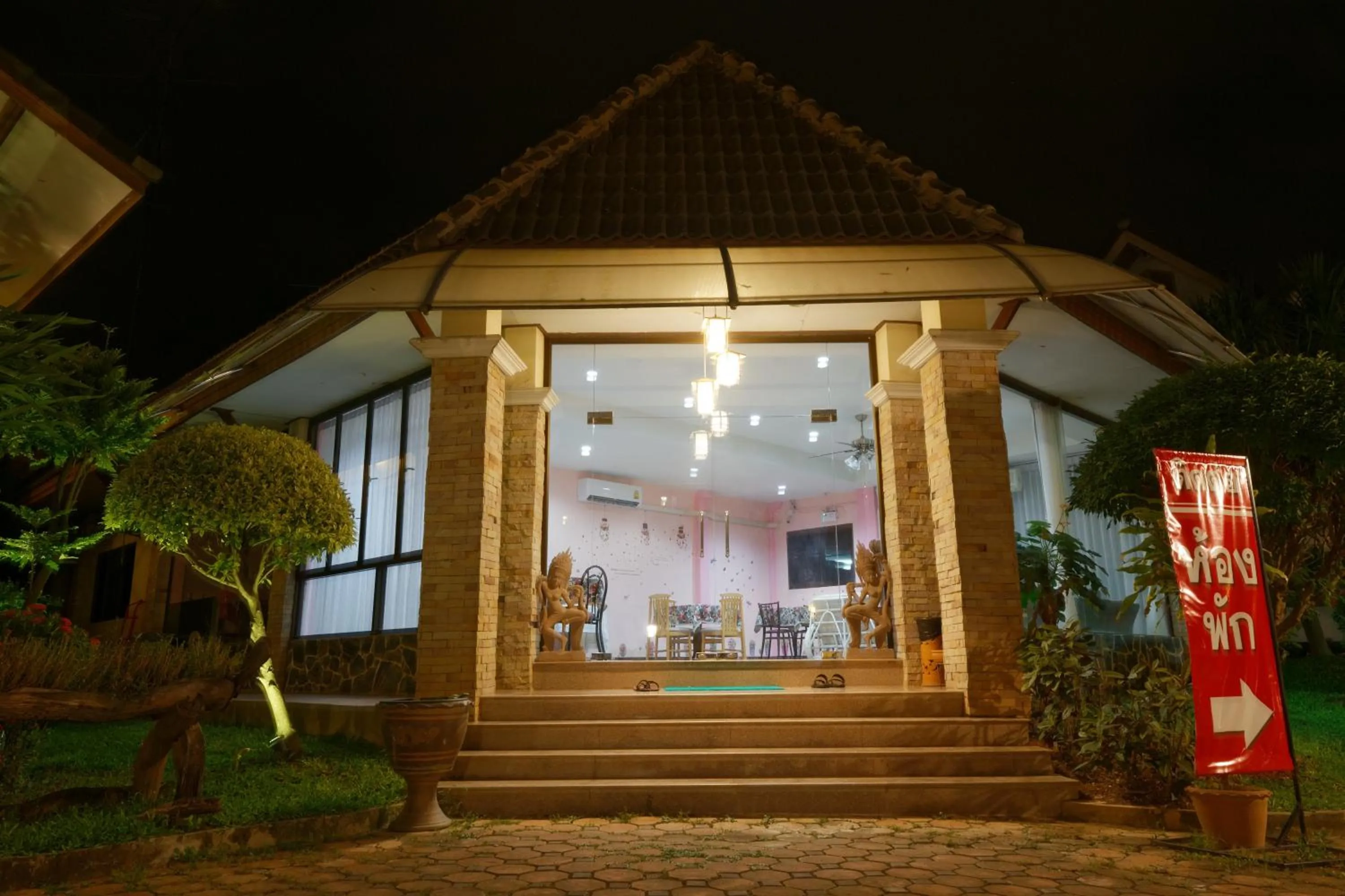 Facade/entrance in TaLeKaew Resort SHA