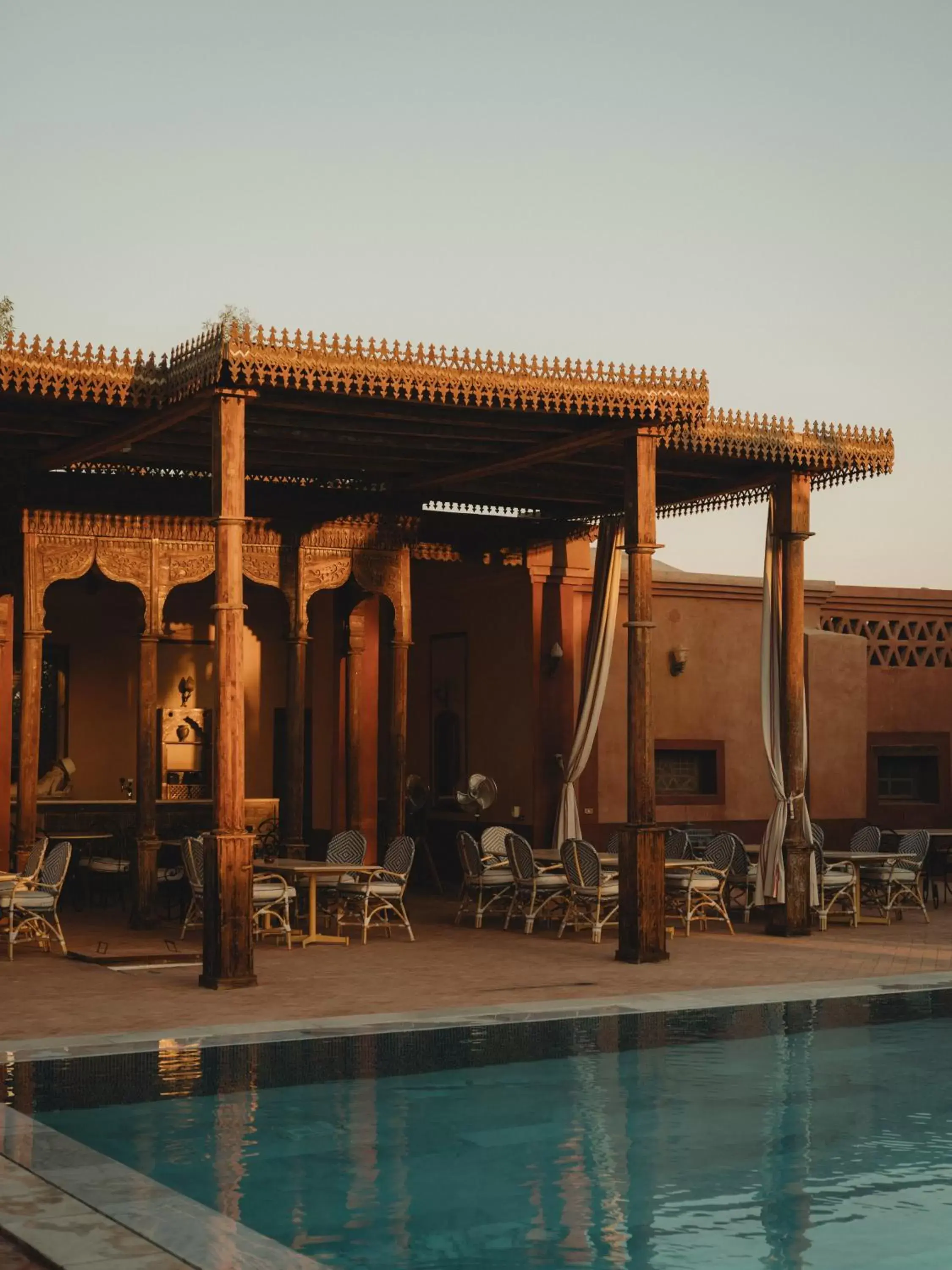 Swimming Pool in Al Moudira Hotel