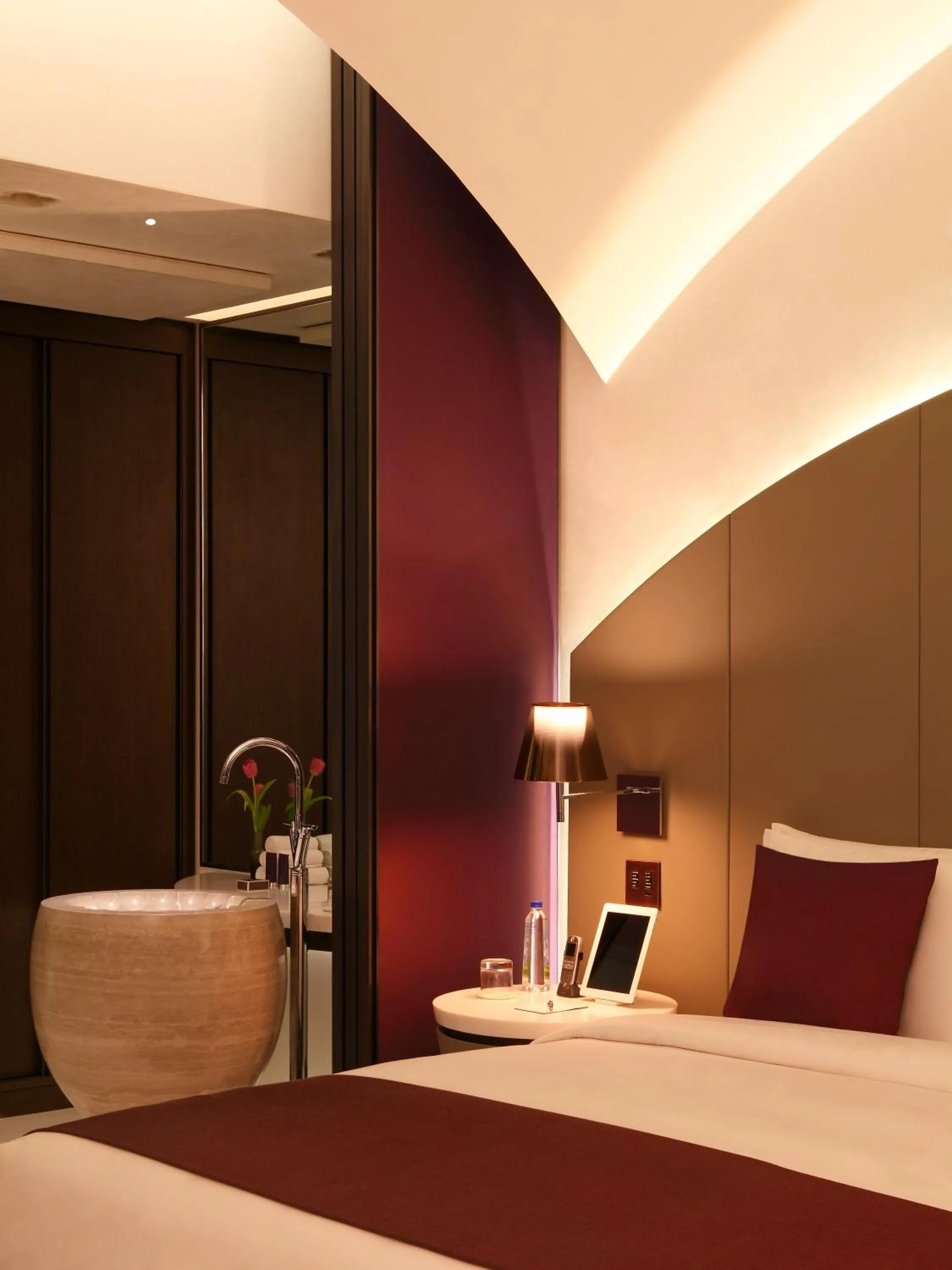 Decorative detail, Bed in The Roseate