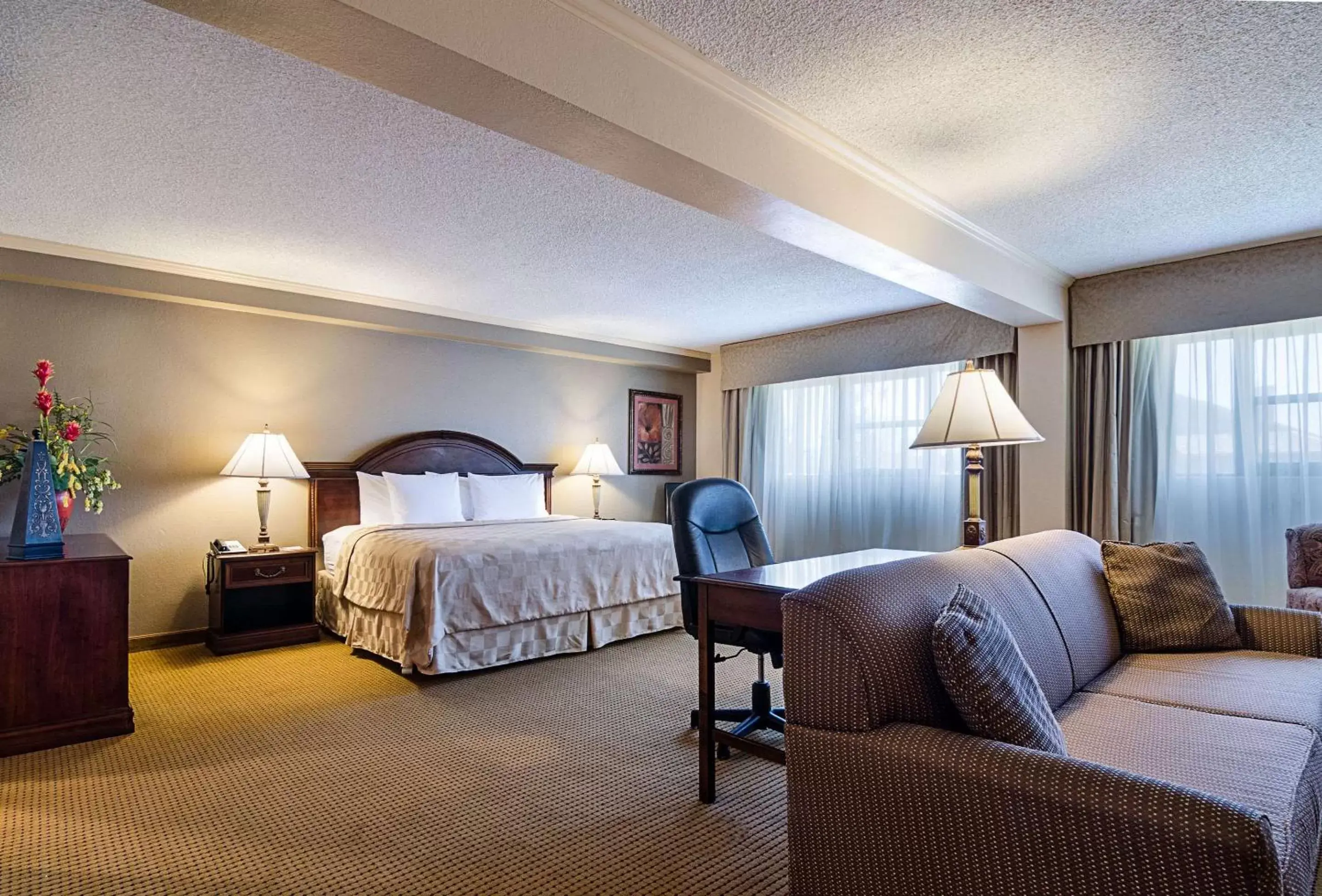 Bedroom, Bed in Clarion Inn Garden City