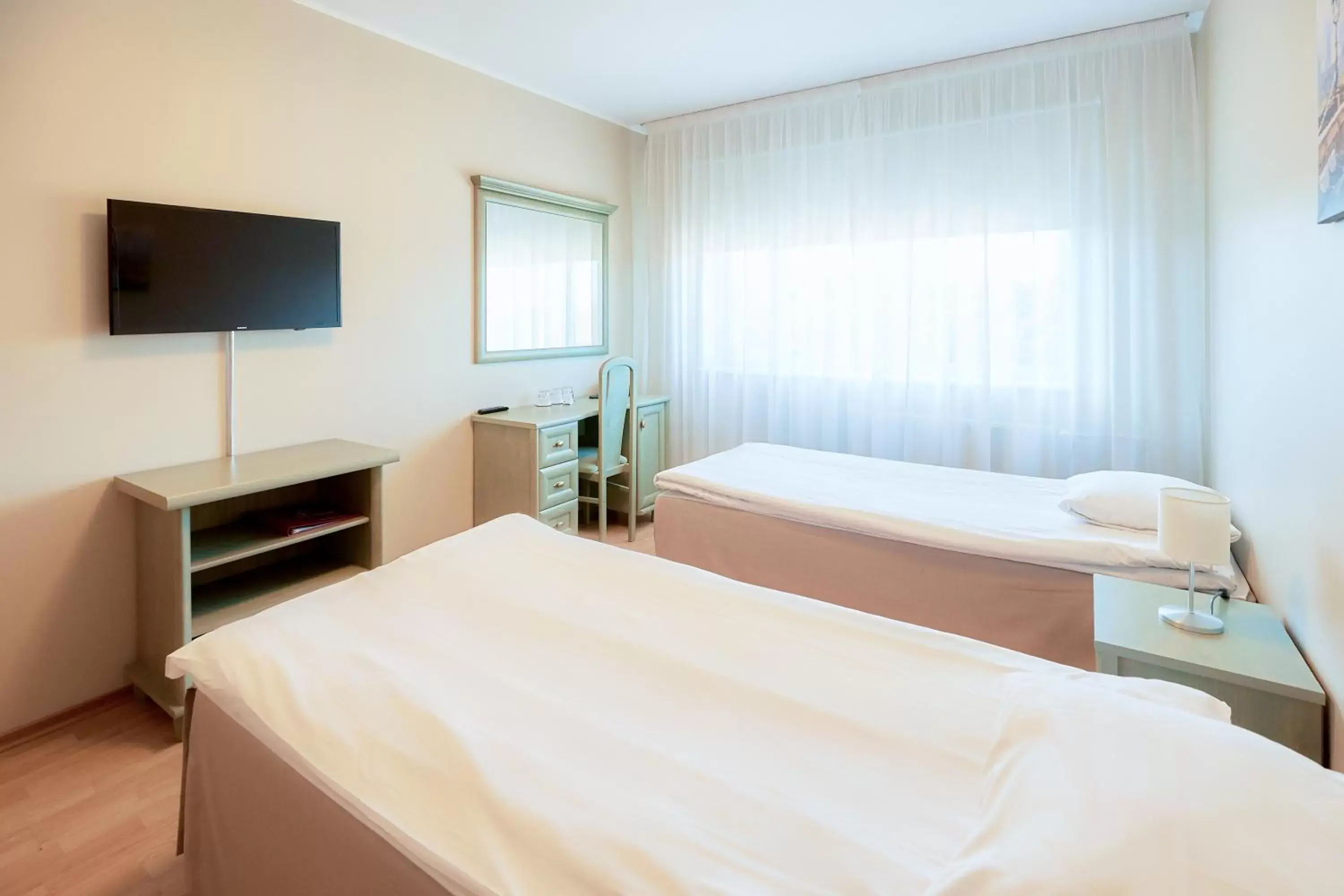 Bed in Hotel Dzingel