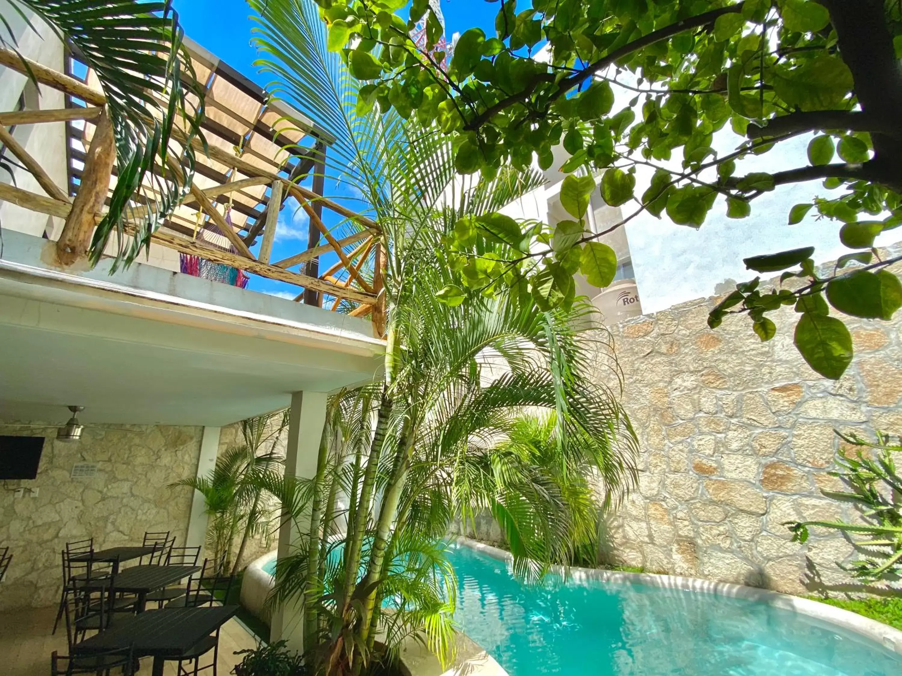 Garden in Pacha Tulum Boutique Hotel