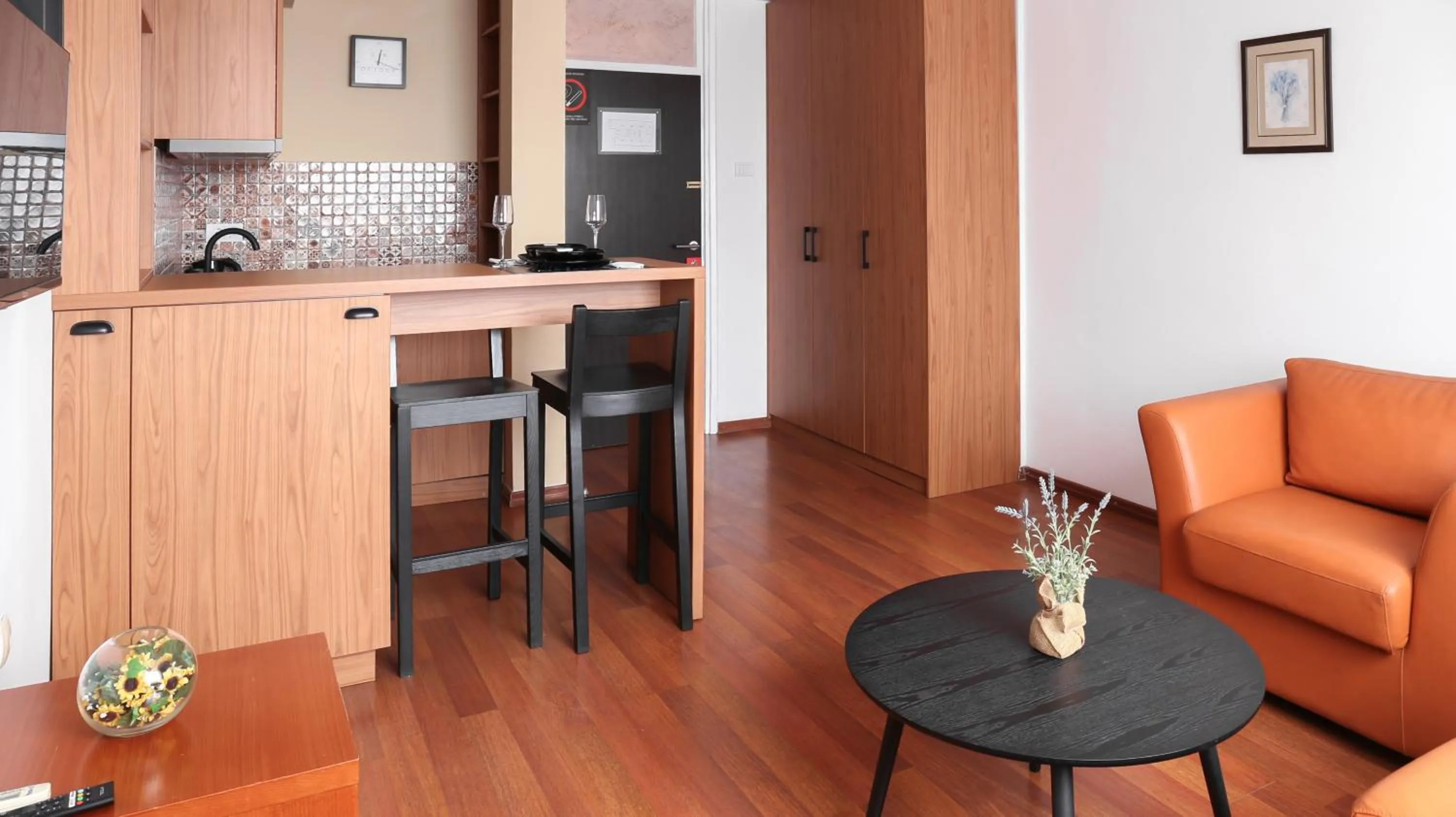 Kitchen or kitchenette in Hotel Srbija-FREE PARKING