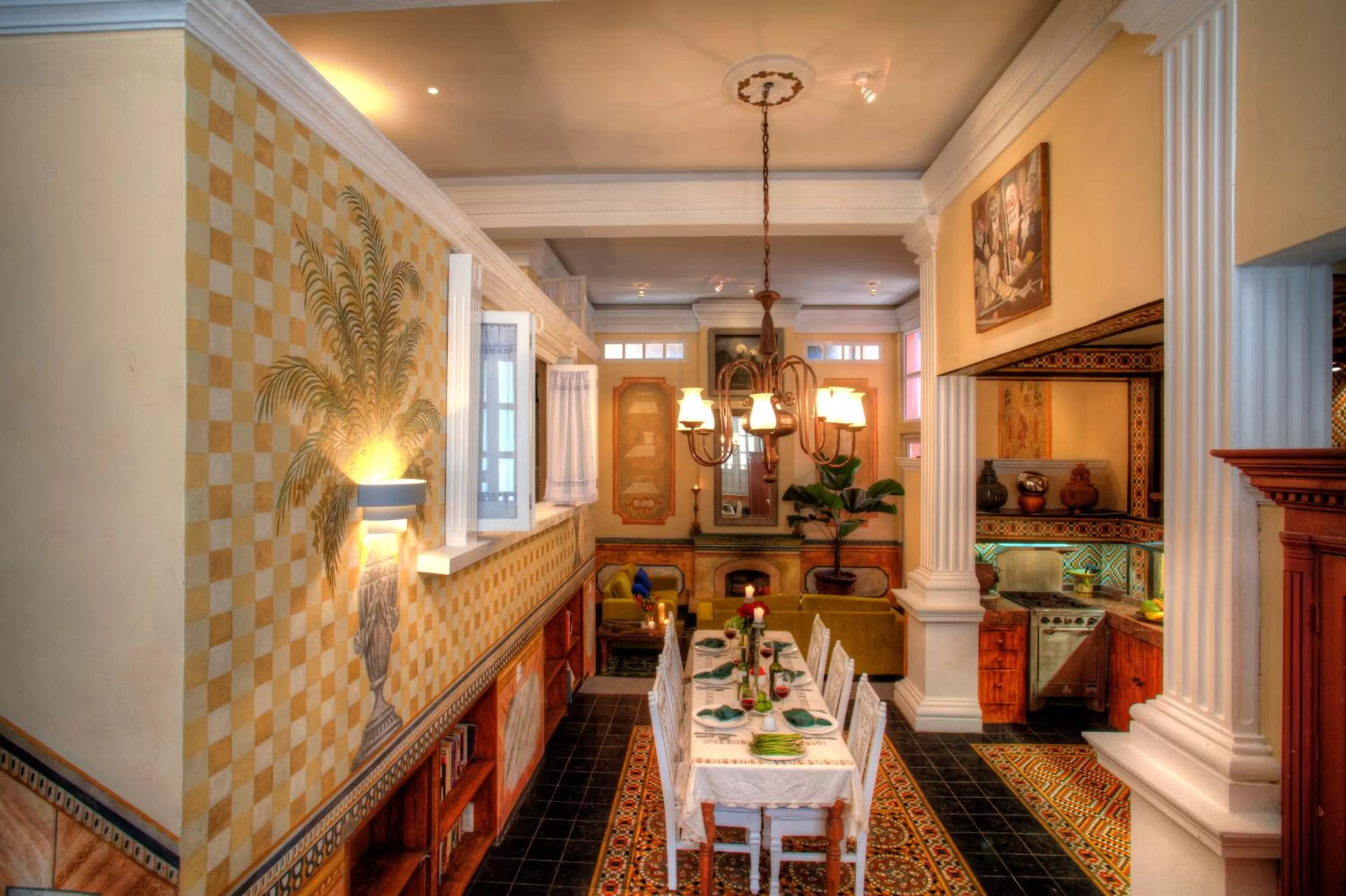 Dining area in Hotel Boutique Rivera Del Rio