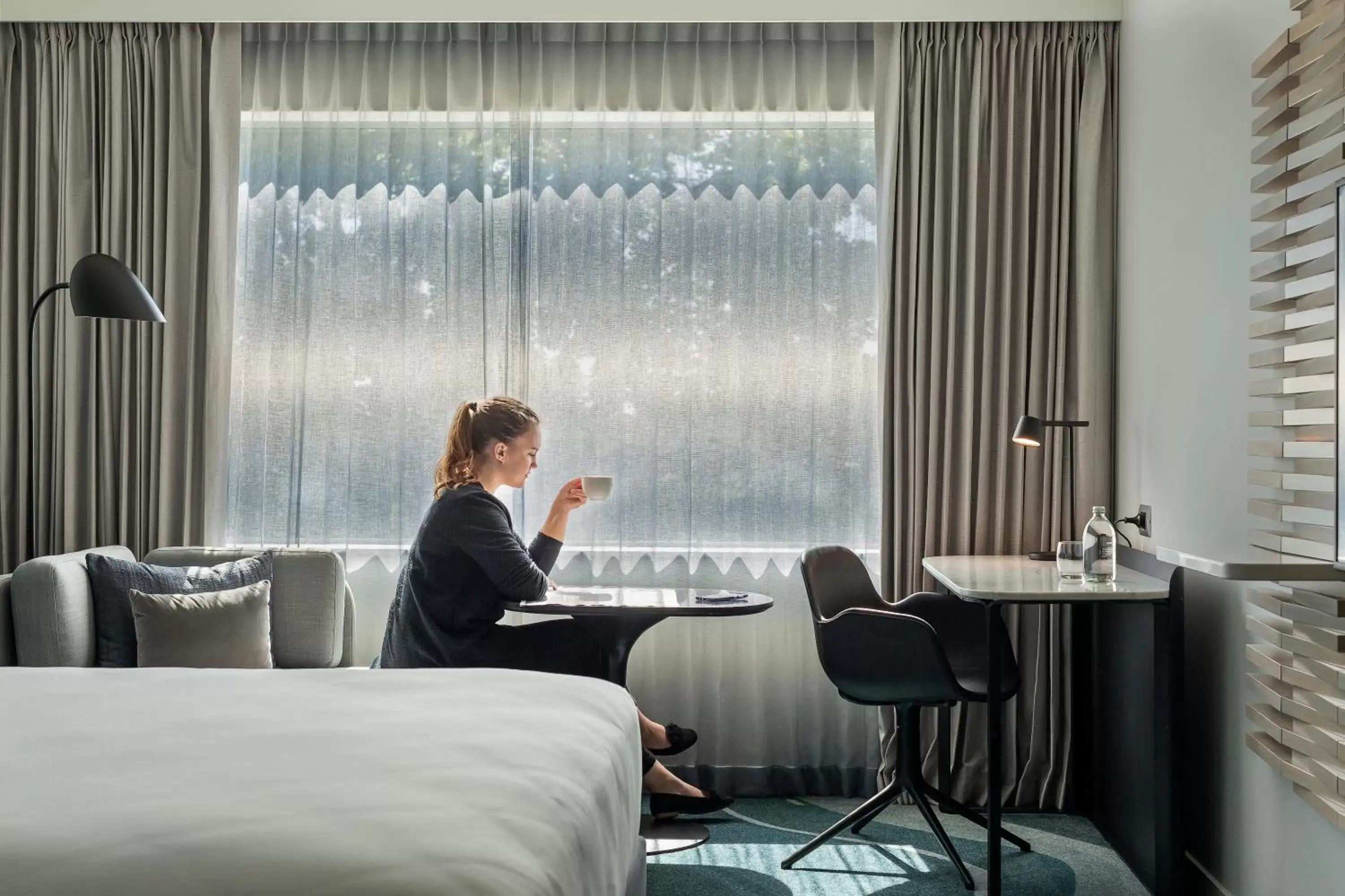 Seating area in Novotel Tainui Hamilton