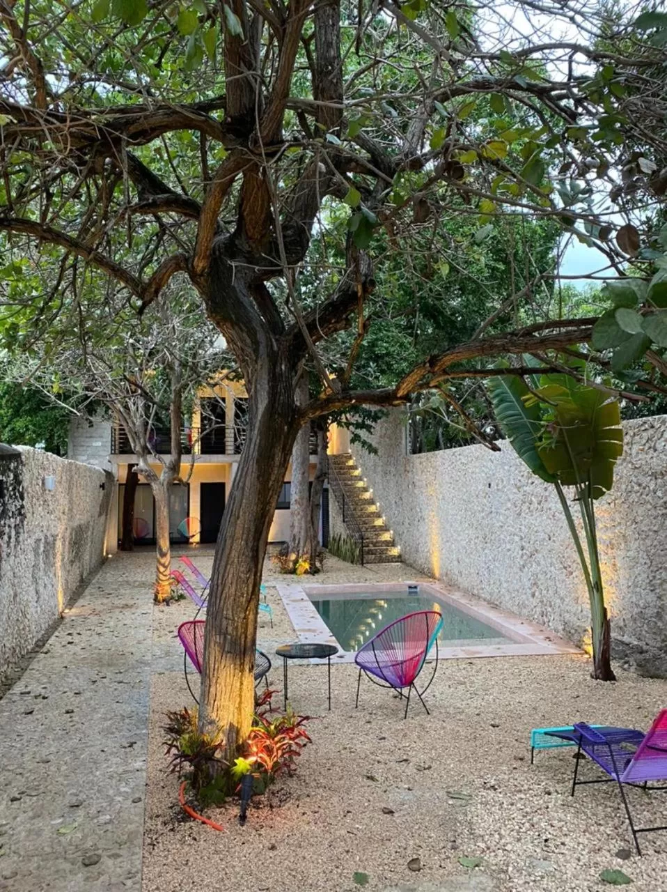 Swimming pool in Hotelito YUM KAAX