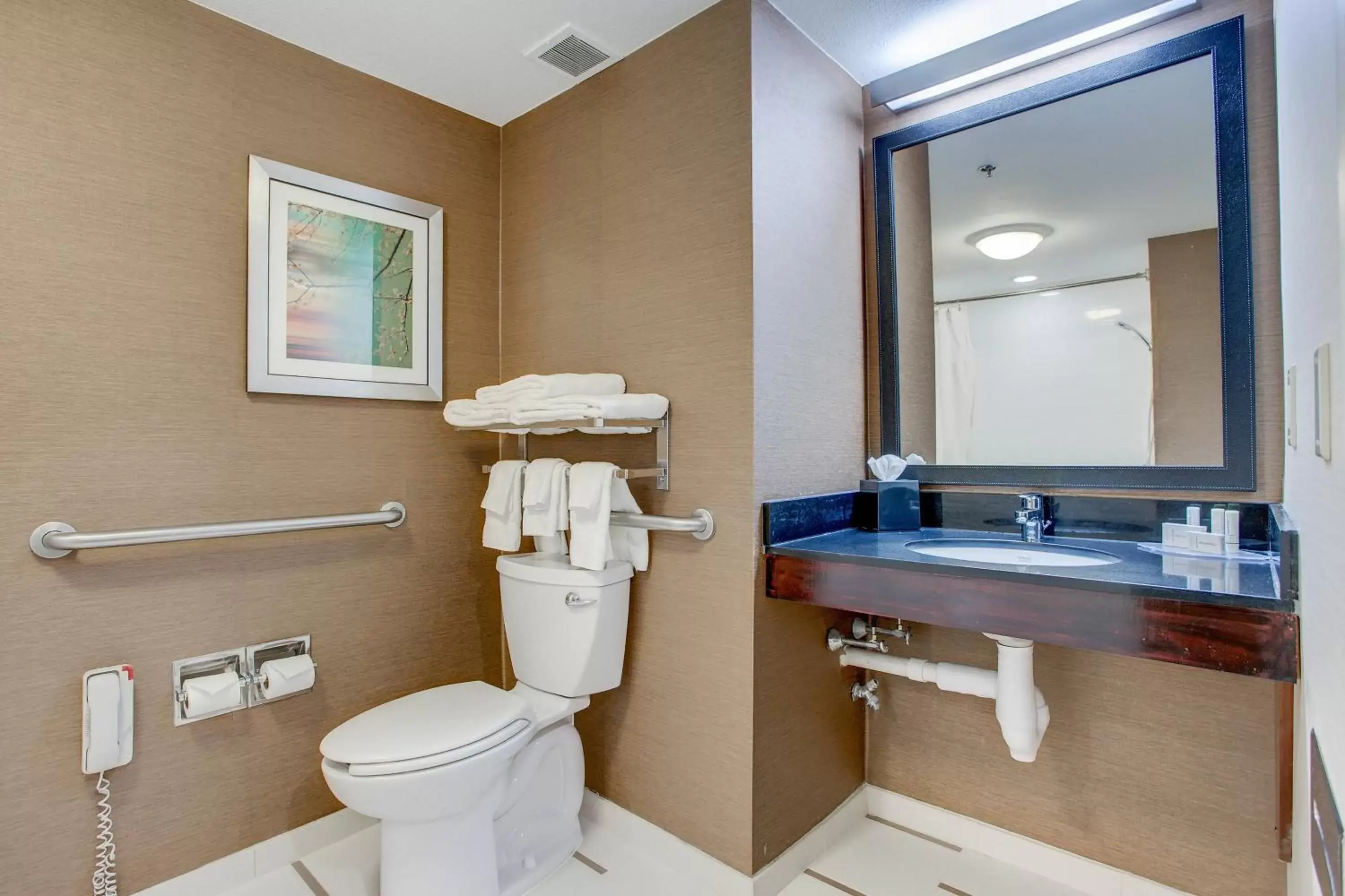 Bathroom in Fairfield Inn by Marriott Amesbury