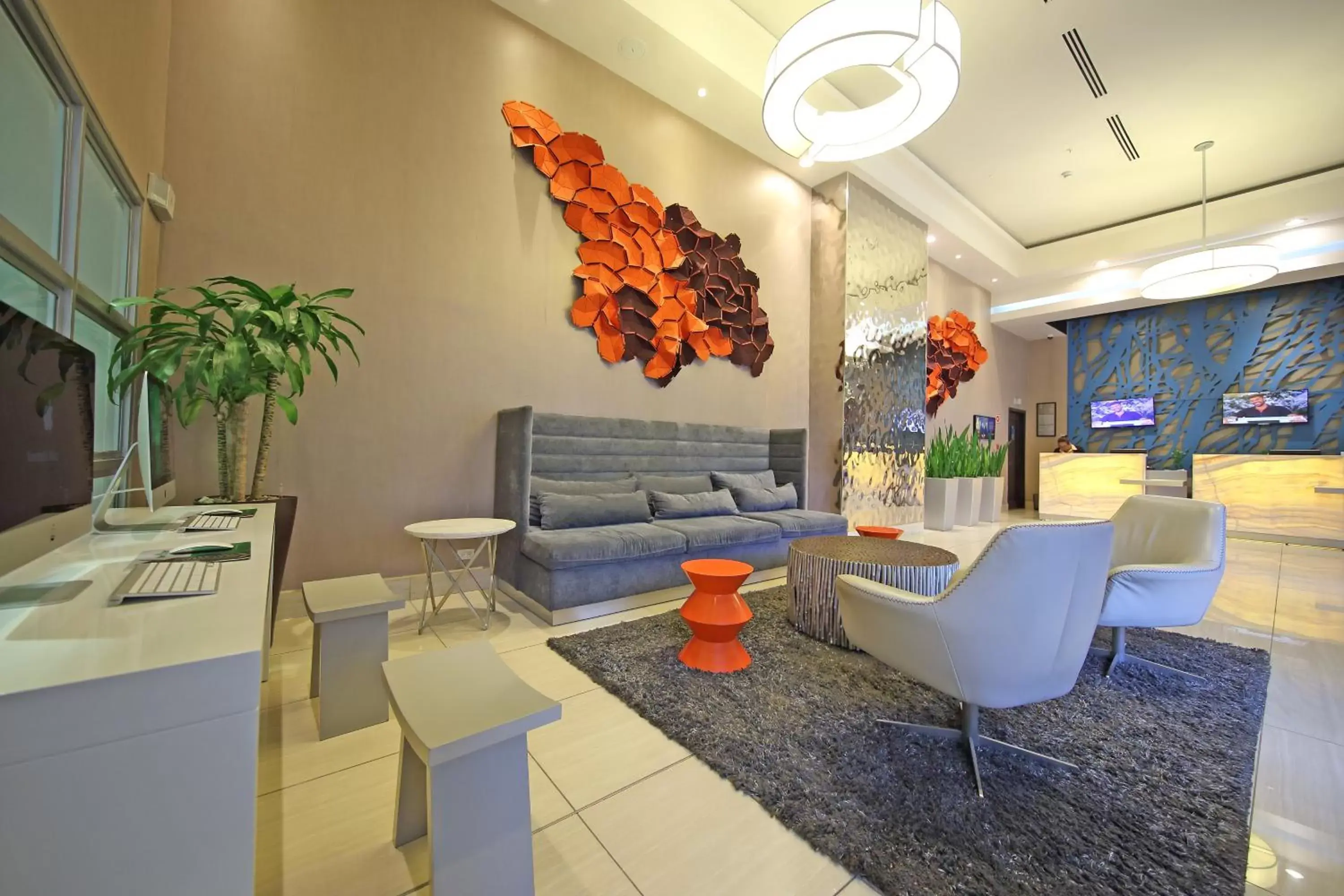Seating area, Lobby/Reception in Novotel Panama City
