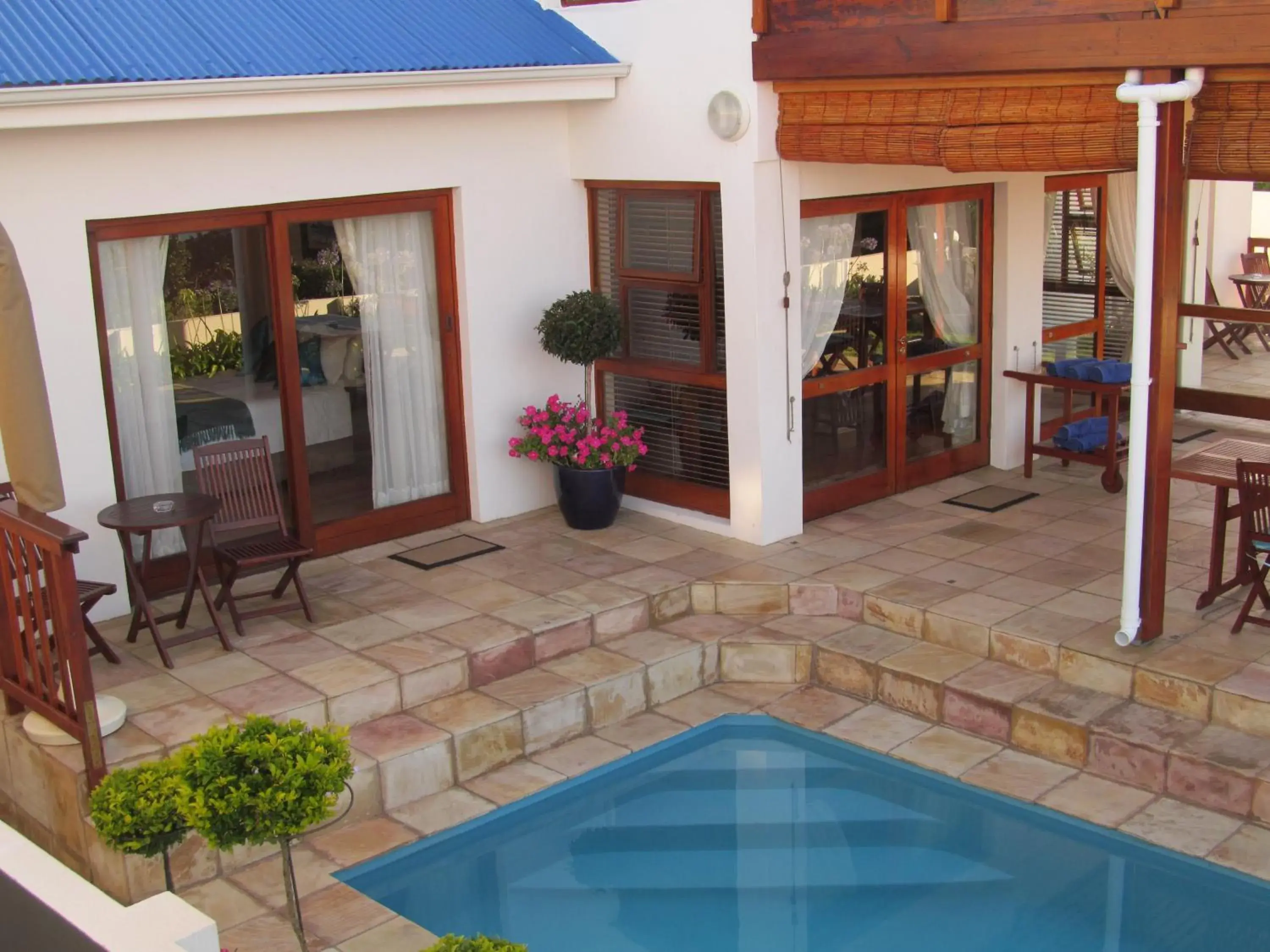 Patio, Swimming Pool in Aquamarine Guest House