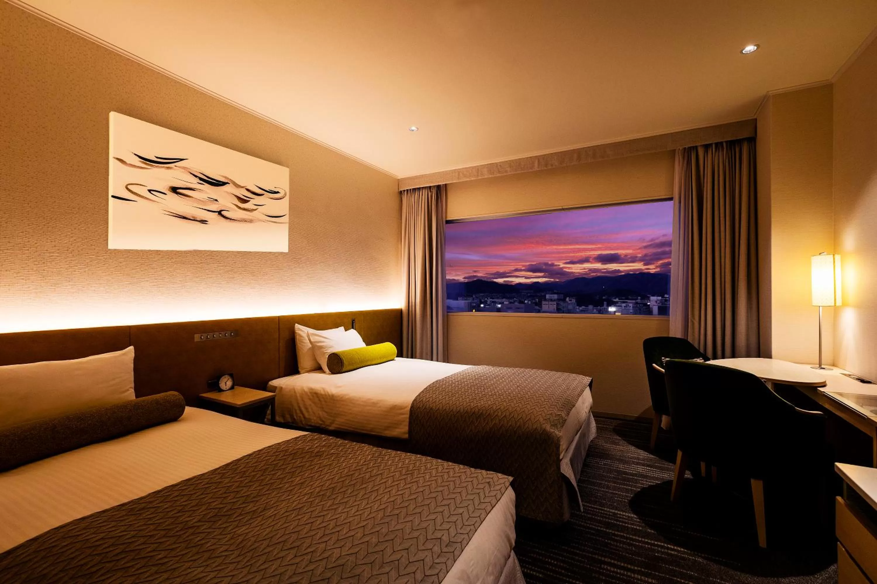 Bed in Hotel Nikko Himeji