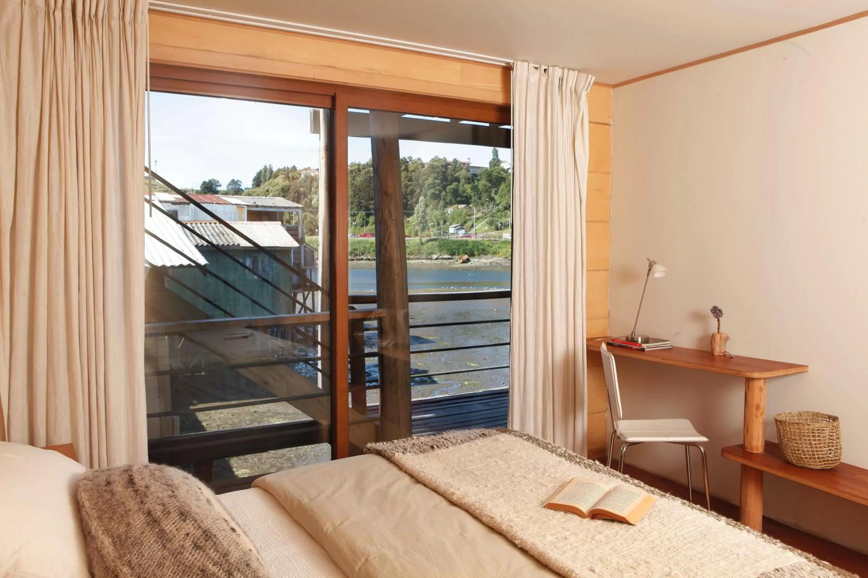 Bedroom, Bed in Palafito 1326 Hotel Boutique Chiloé