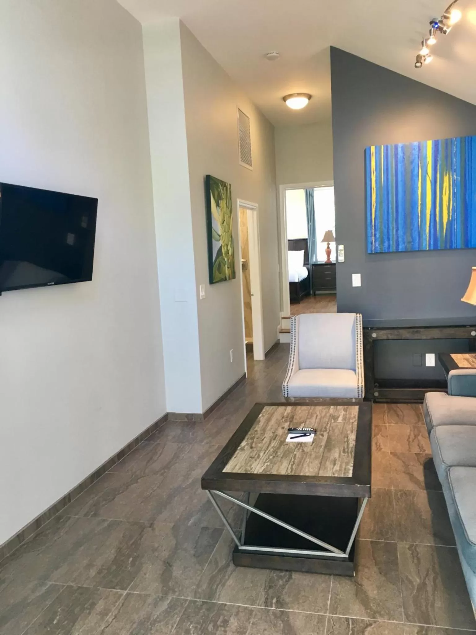 Living room in Douglas House