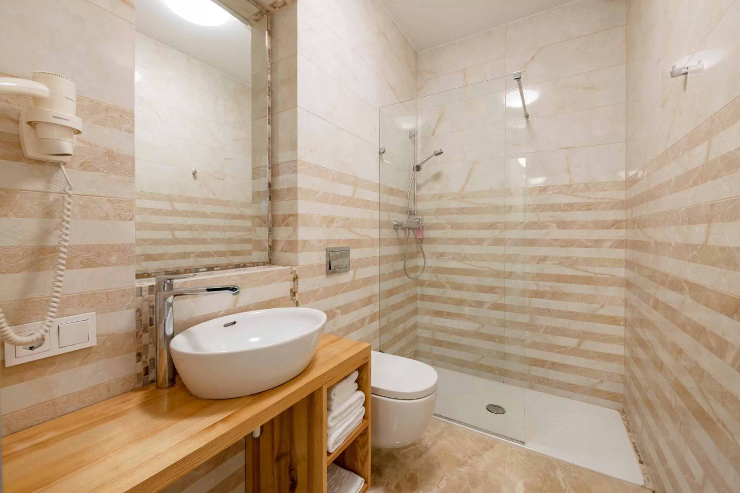 Shower, Bathroom in Vilnius Apartments