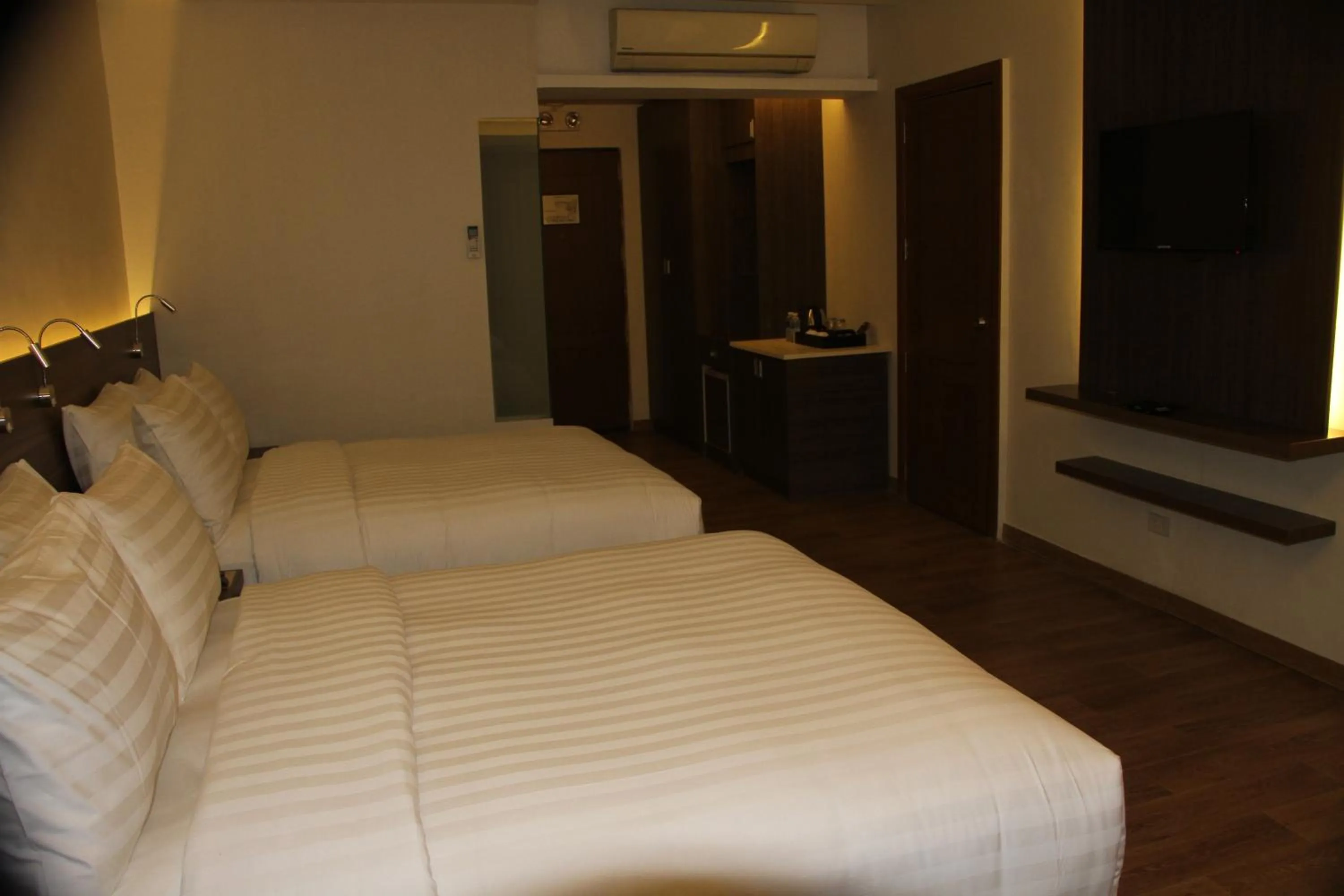 Bed in Hotel Marciano