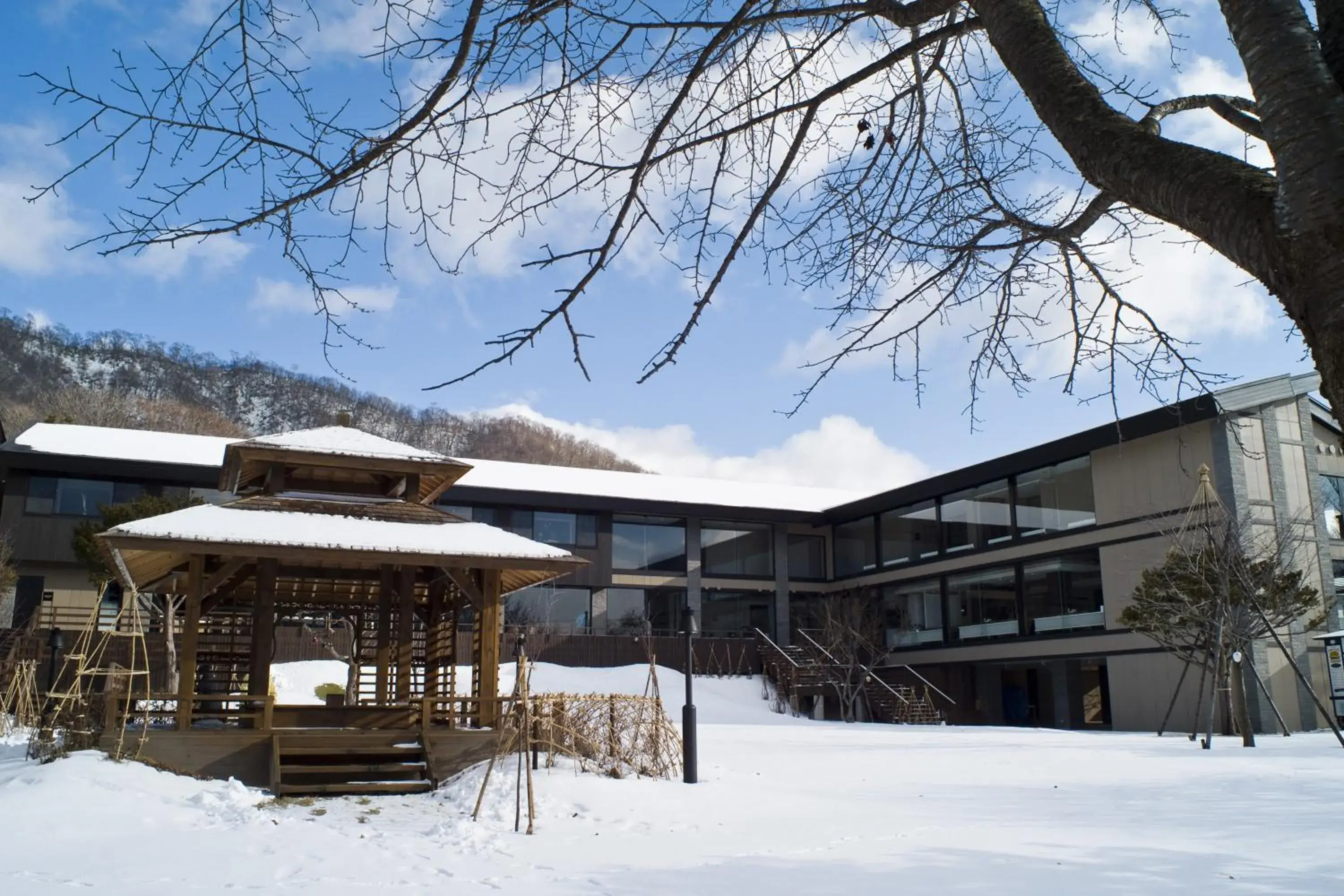 Property building, Winter in Lake Shikotsu Tsuruga Resort Spa Mizu no Uta