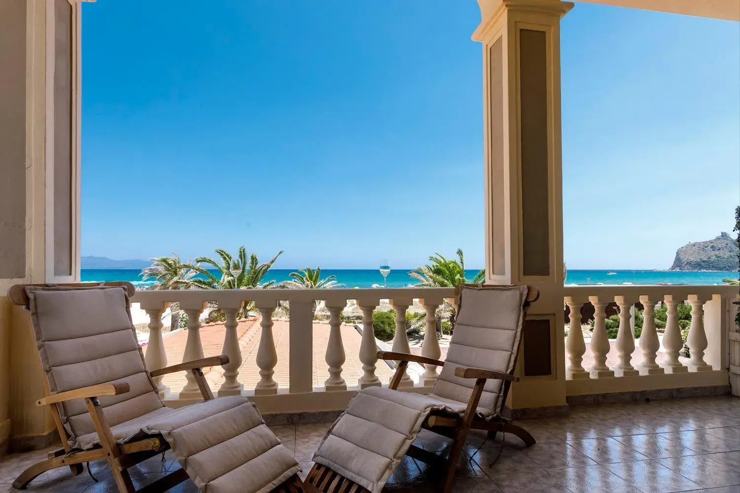 Balcony/Terrace, Sea View in Hotel La Villa Del Mare