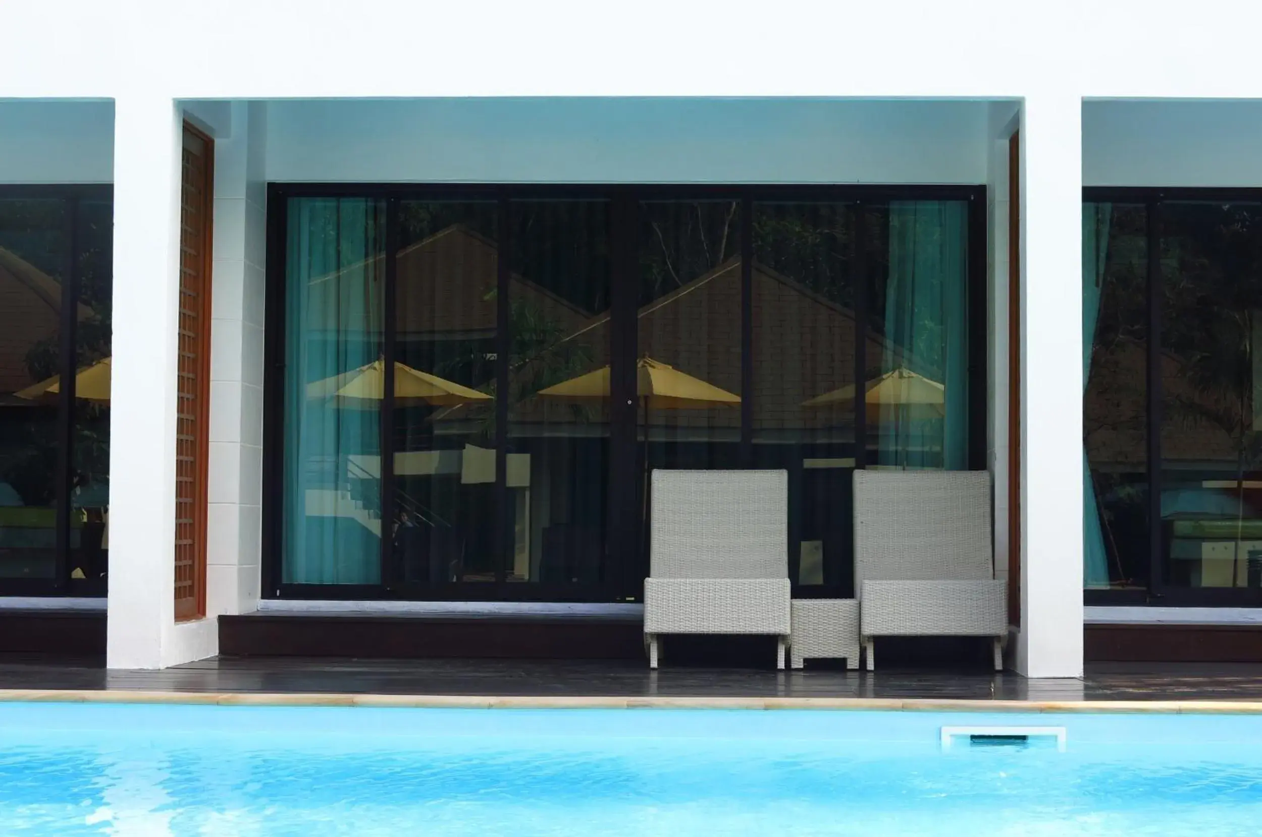 Balcony/Terrace, Swimming Pool in Mook Lamai Resort and Spa