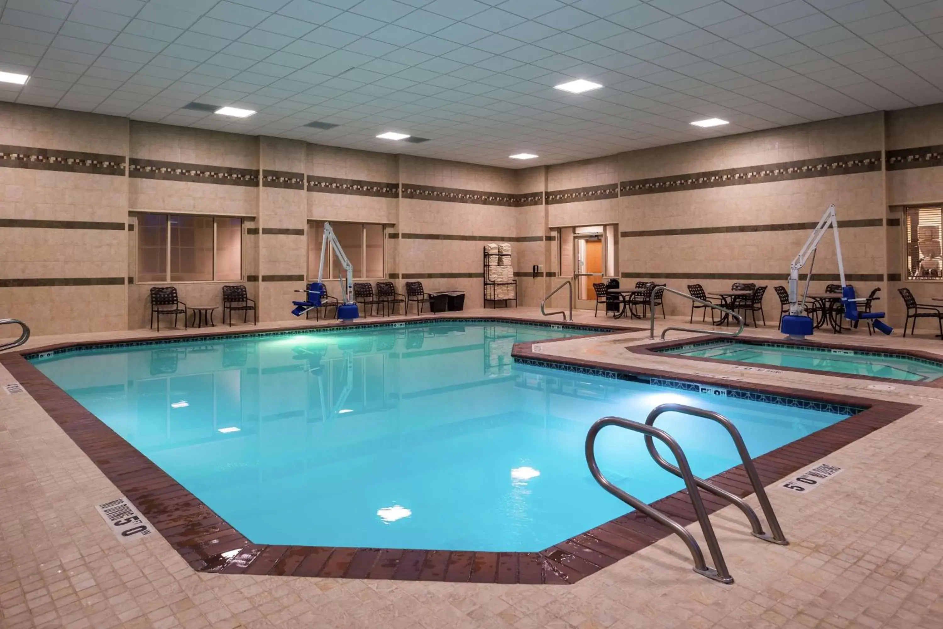 Pool view, Swimming Pool in Hilton Garden Inn Salt Lake City Downtown