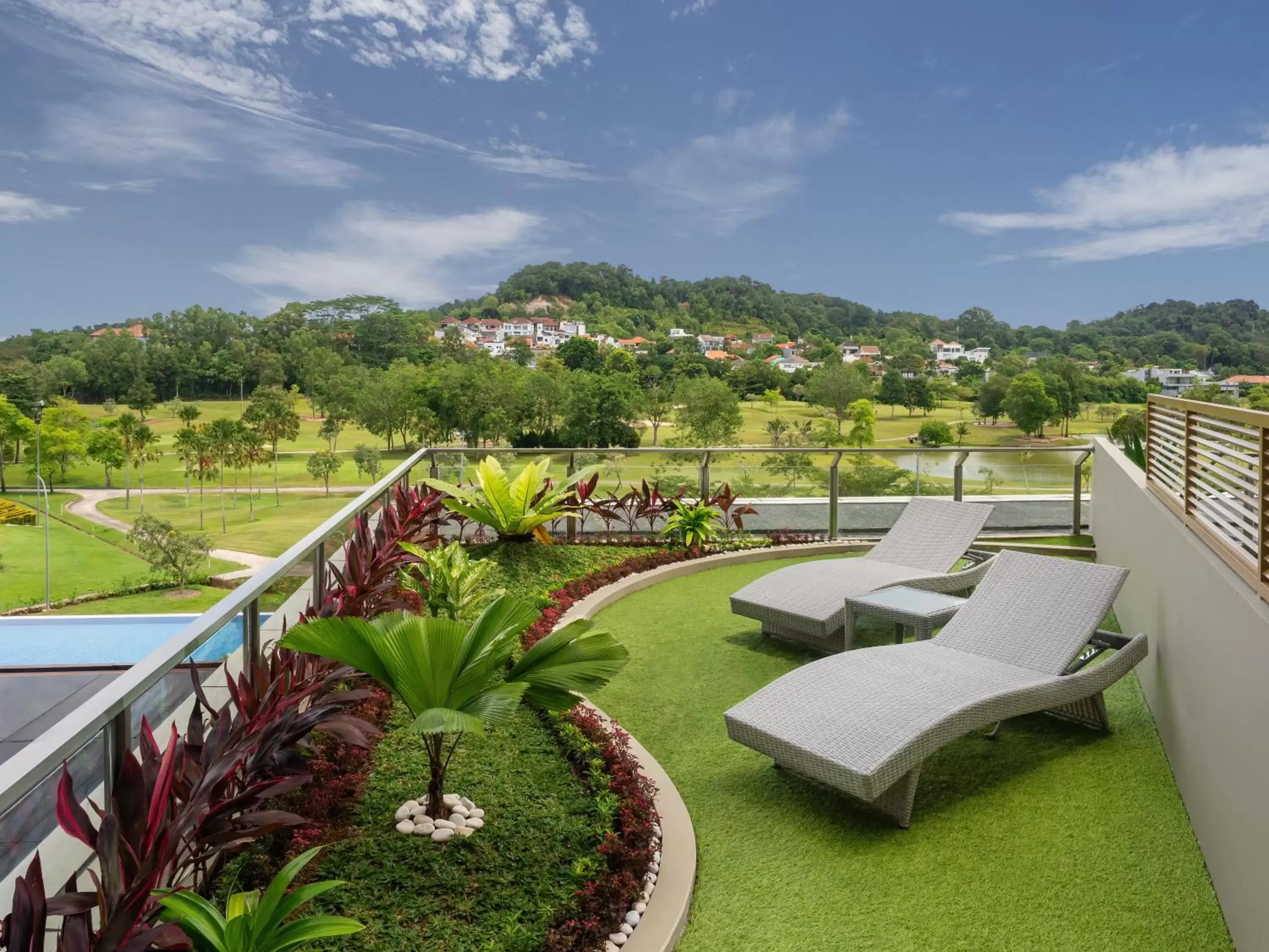 Garden view, Pool View in Radisson Golf & Convention Center Batam