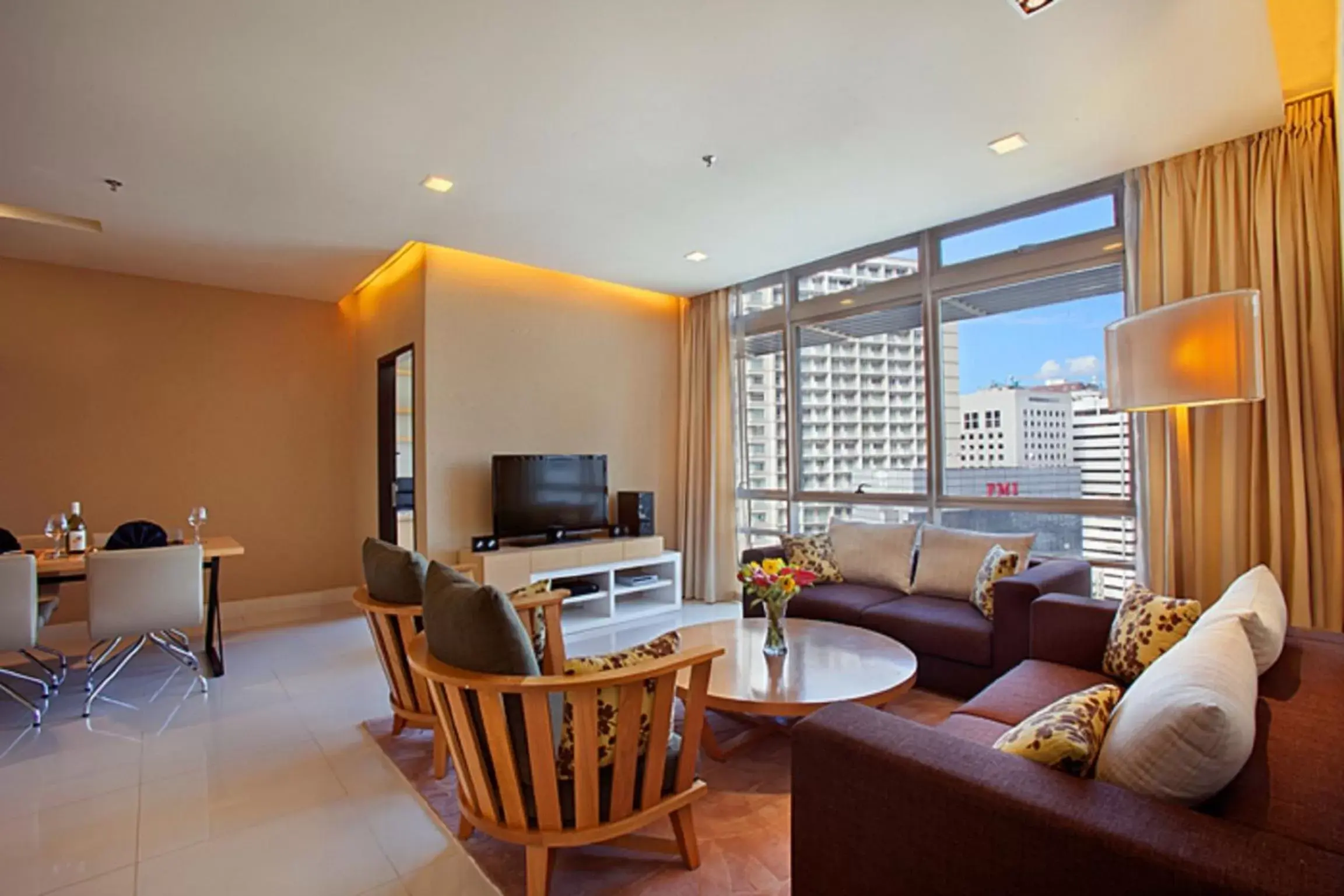 TV and multimedia, Seating Area in PARKROYAL Serviced Suites Kuala Lumpur