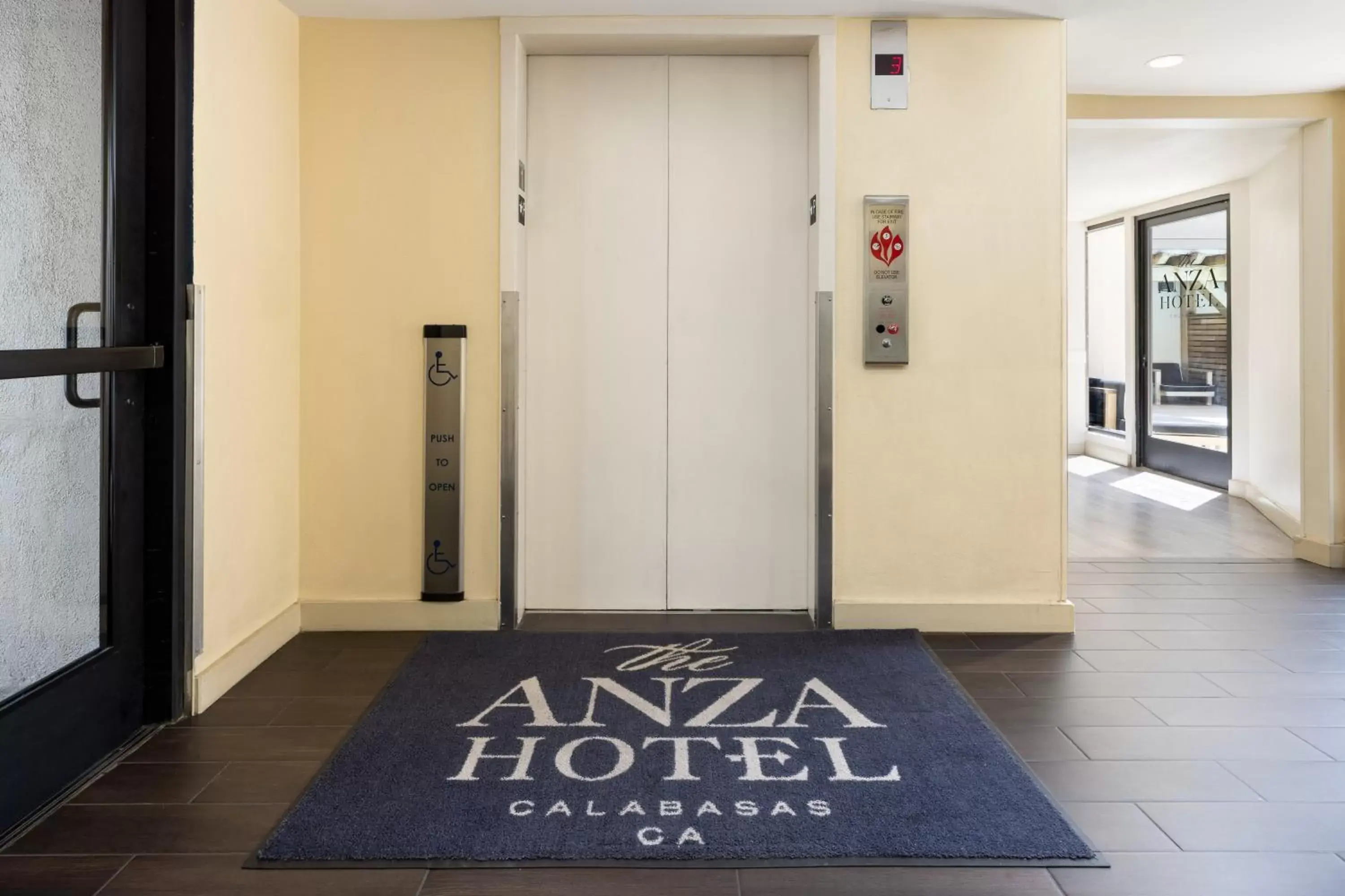elevator in The Anza-a Calabasas Hotel