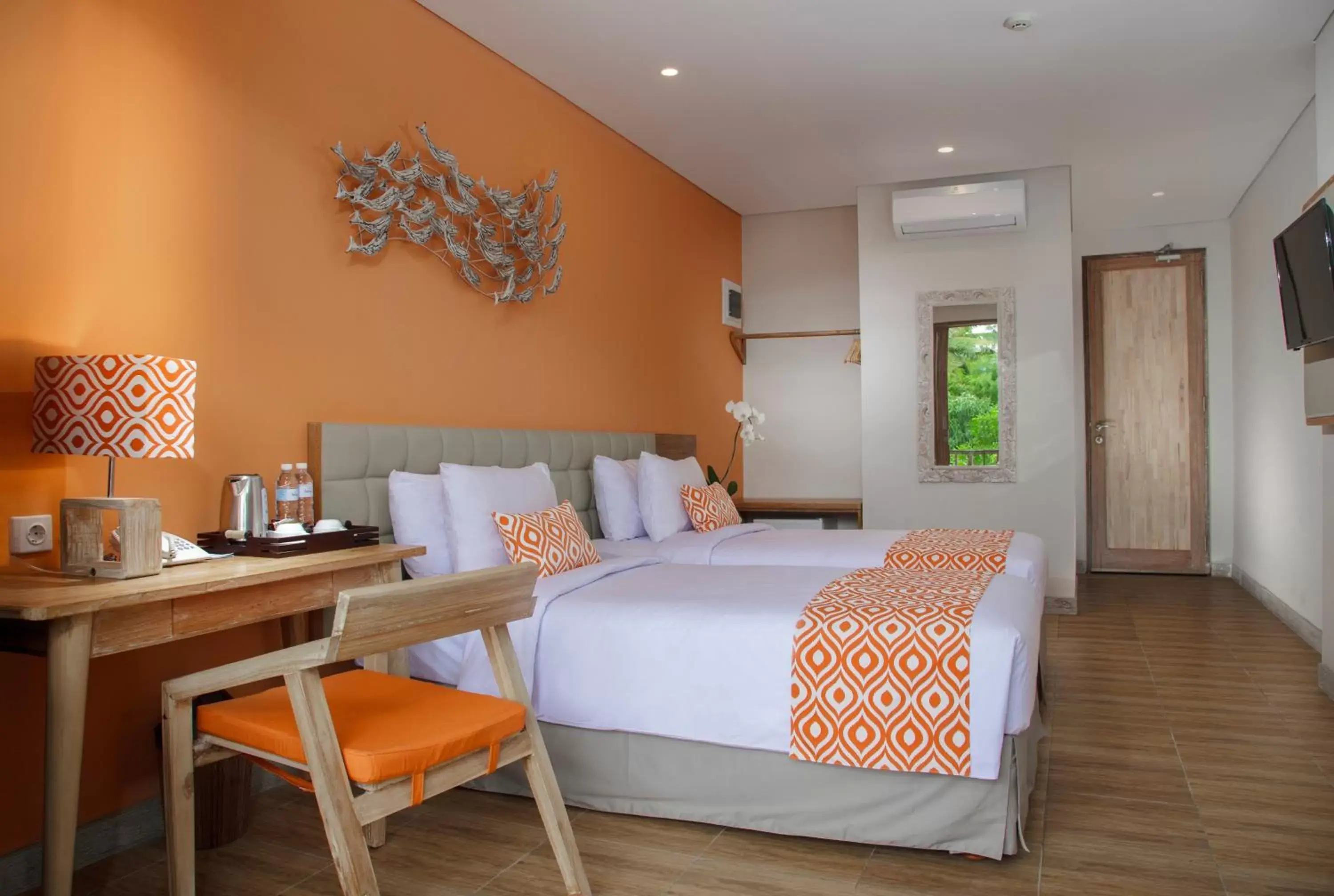 Bed in Mahagiri Resort Nusa Lembongan