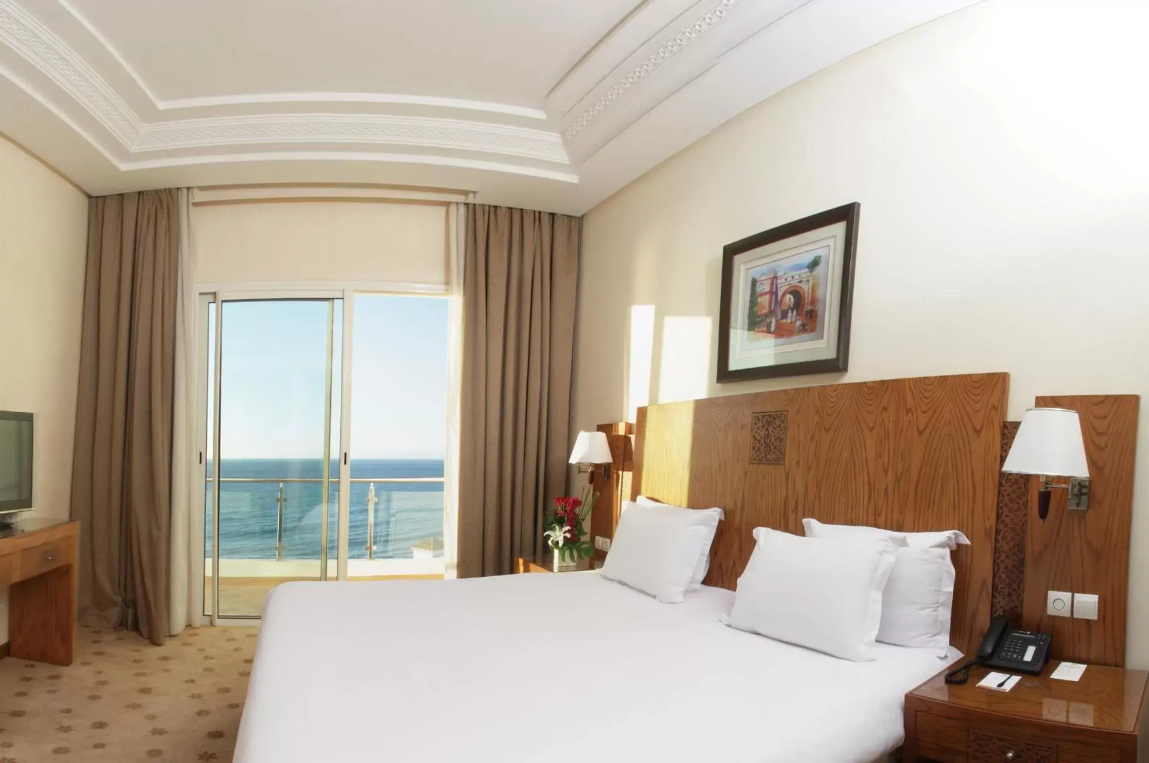Photo of the whole room, Bed in Grand Mogador Sea View & Spa