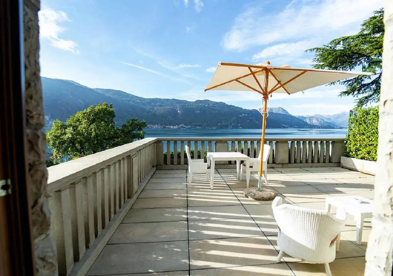 Balcony/Terrace in Villa Lario Resort Mandello