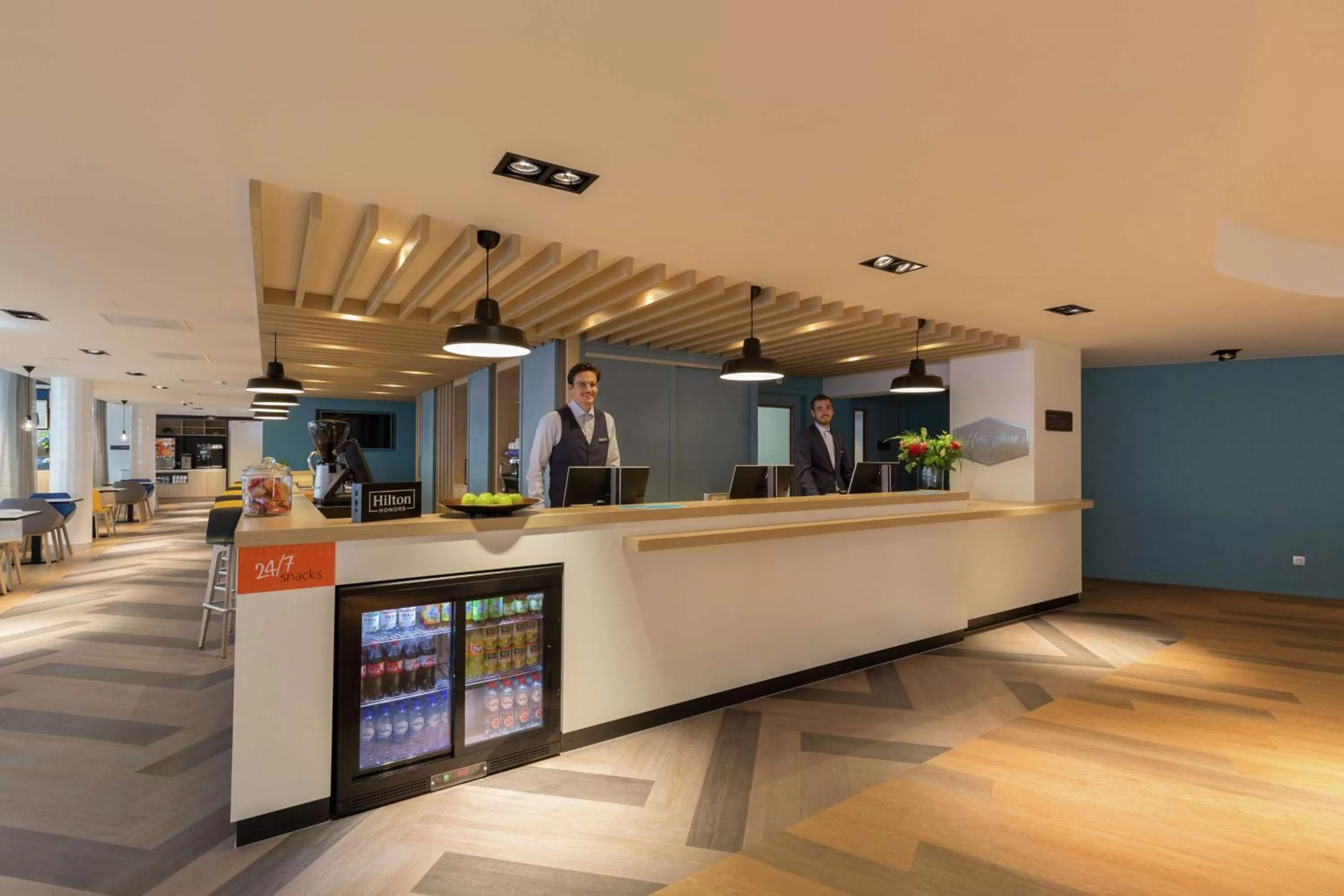 Lobby or reception in Hampton By Hilton Antwerp Central Station