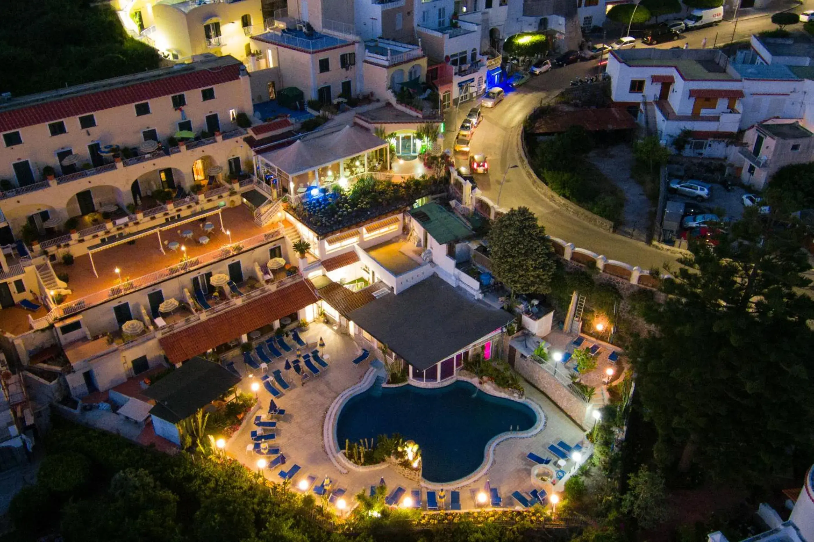 Bird's eye view, Bird's-eye View in Hotel Terme Saint Raphael