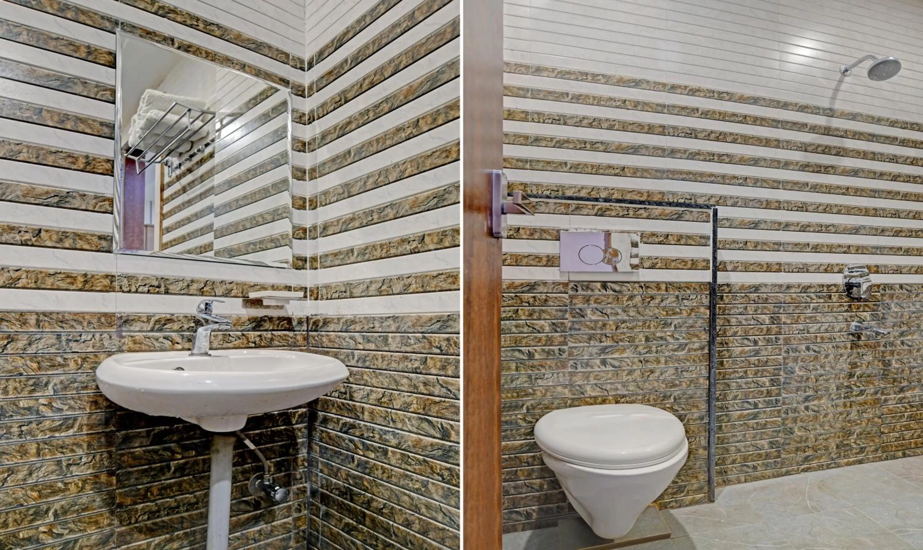 Bathroom in Treebo Trend Shiv Chhaya Vijay Nagar