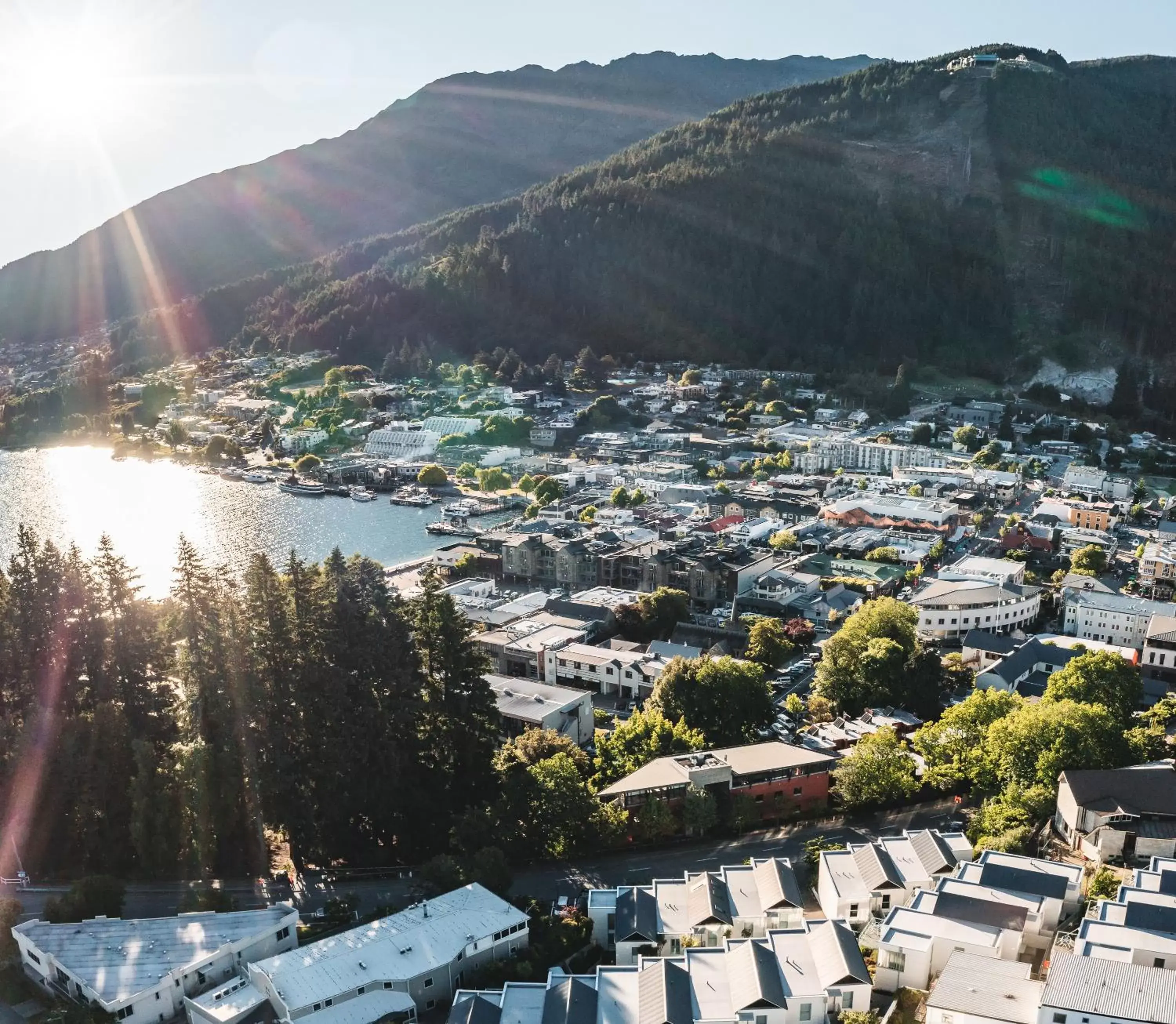 Property building, Bird's-eye View in Blue Peaks Apartments