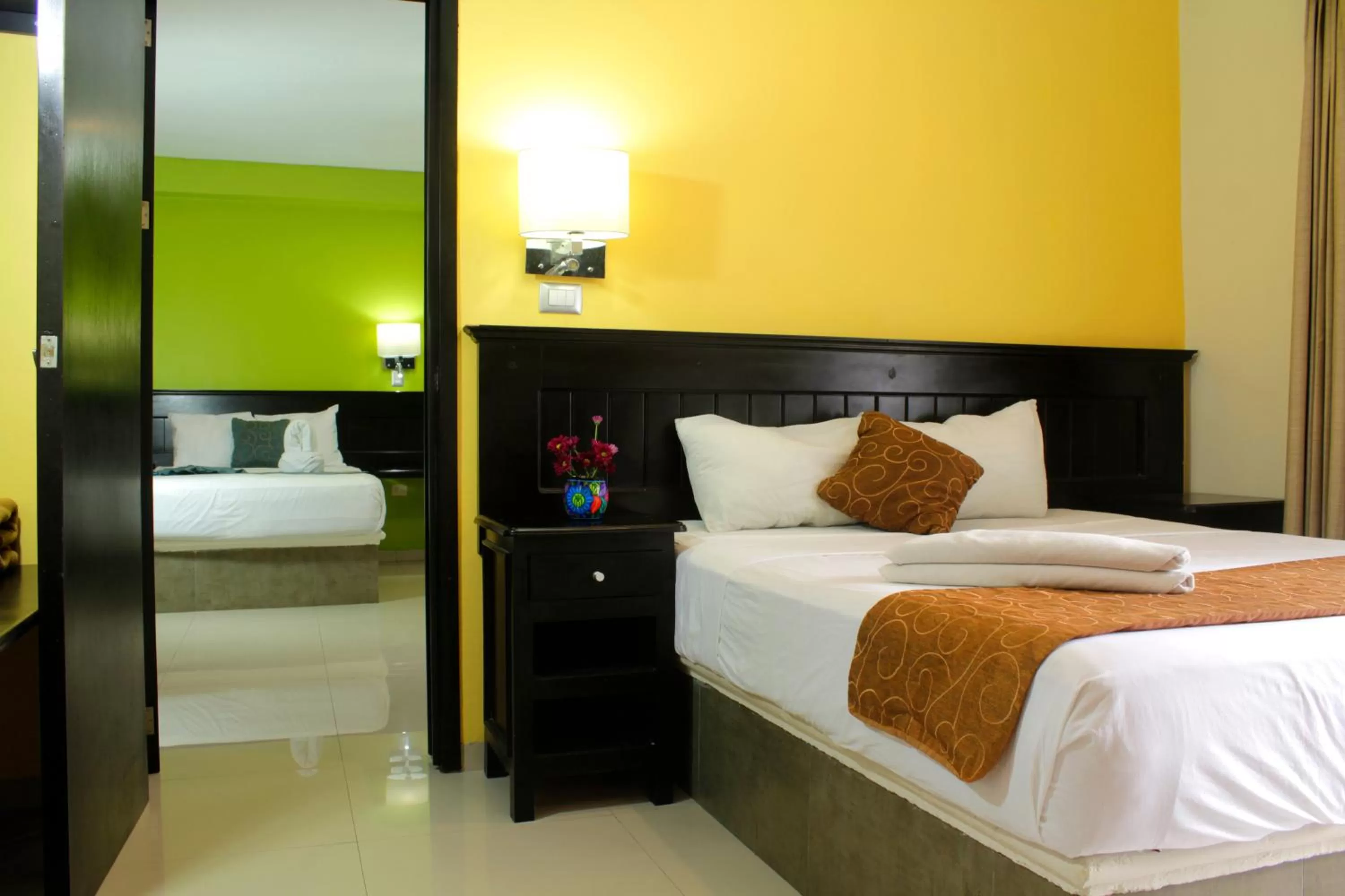 Bed in Hotel Nautilus