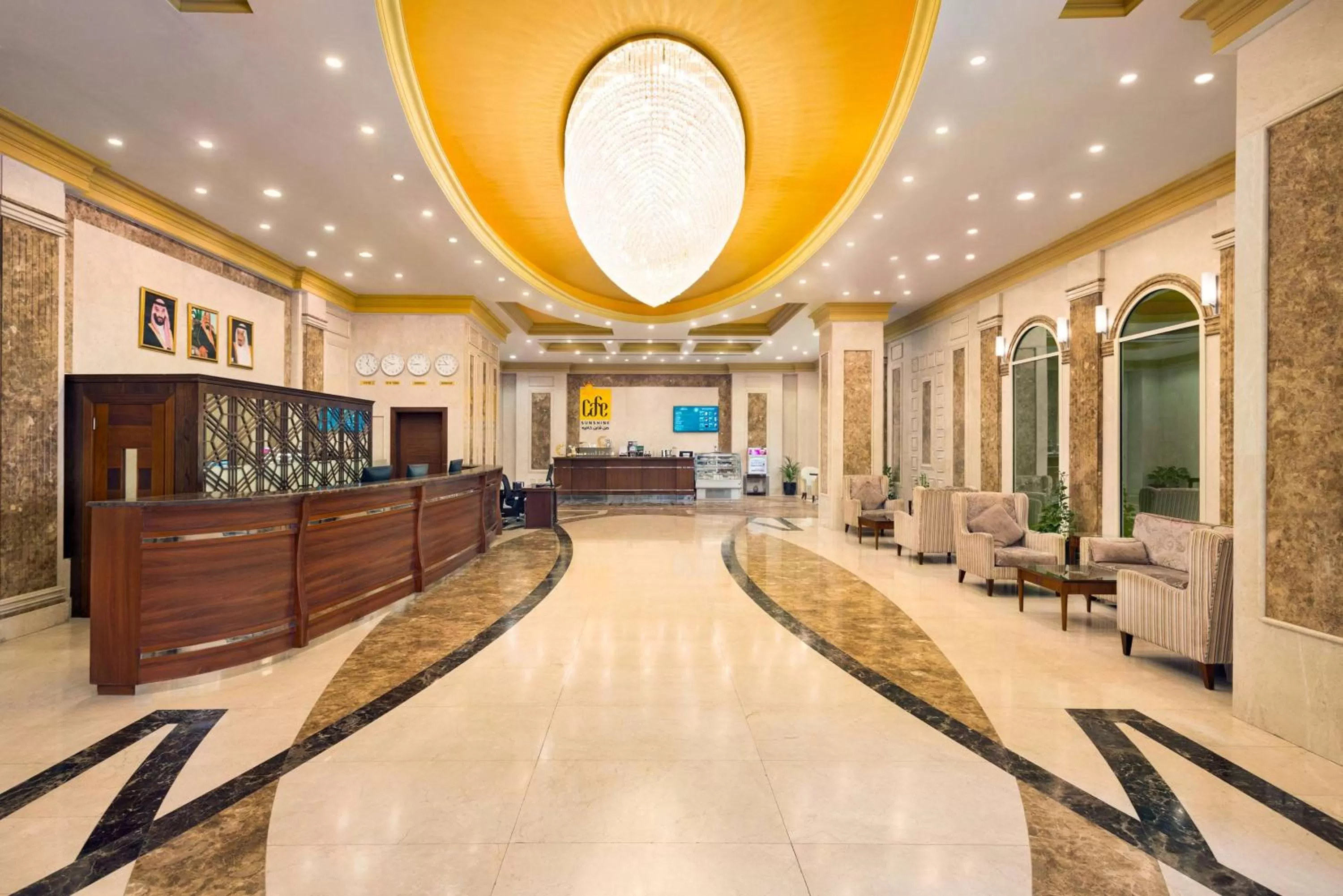 Lobby or reception in Wyndham Garden Dammam