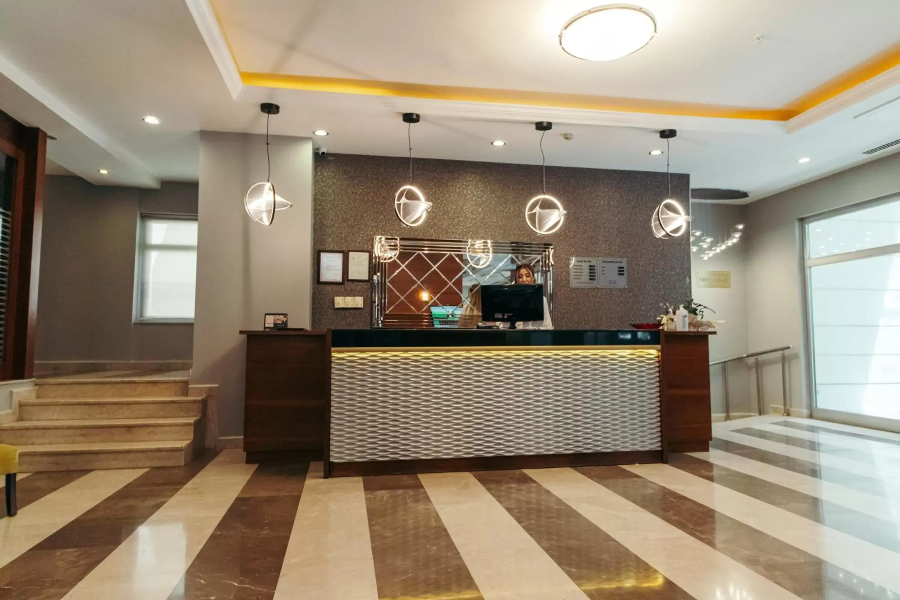Lobby/Reception in CK Farabi Hotel
