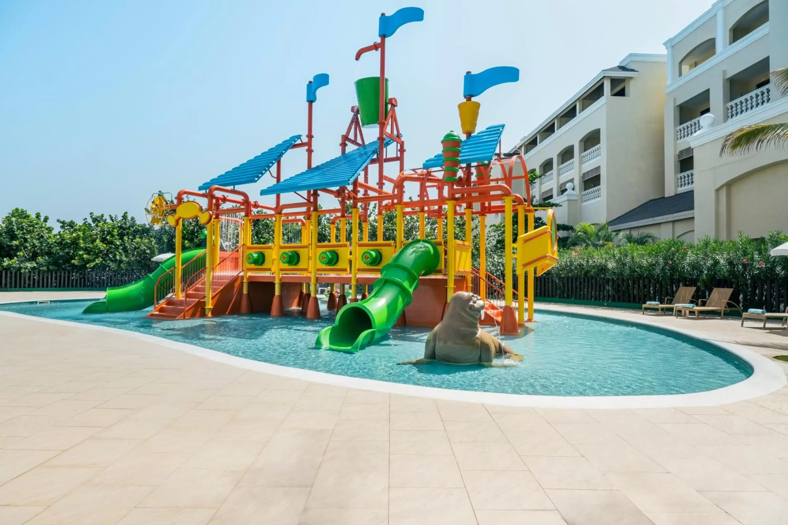 Children play ground, Water Park in Iberostar Selection Rose Hall Suites
