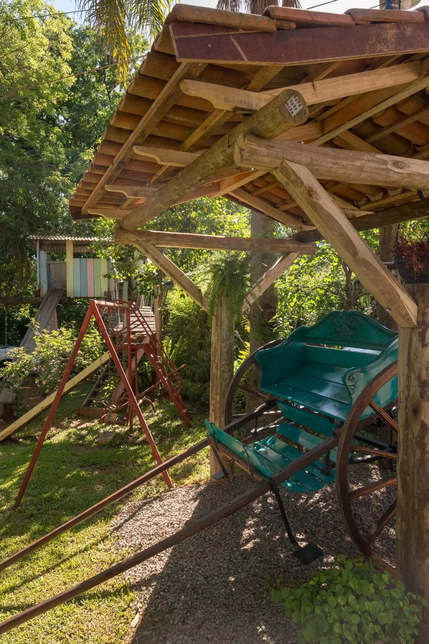 Children play ground in Hotel Chácara das Flores