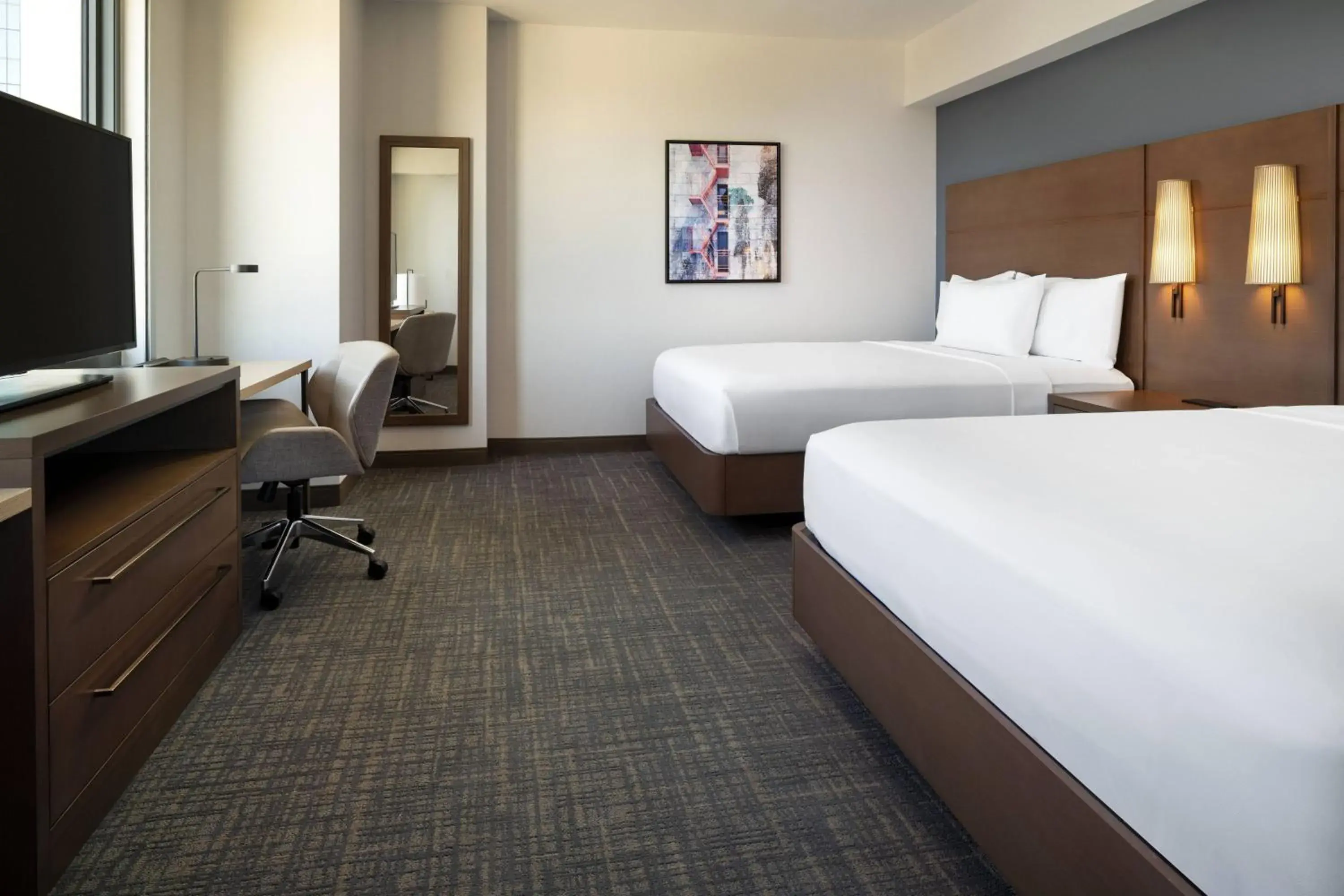 Bedroom, Bed in Residence Inn by Marriott Oakland Downtown