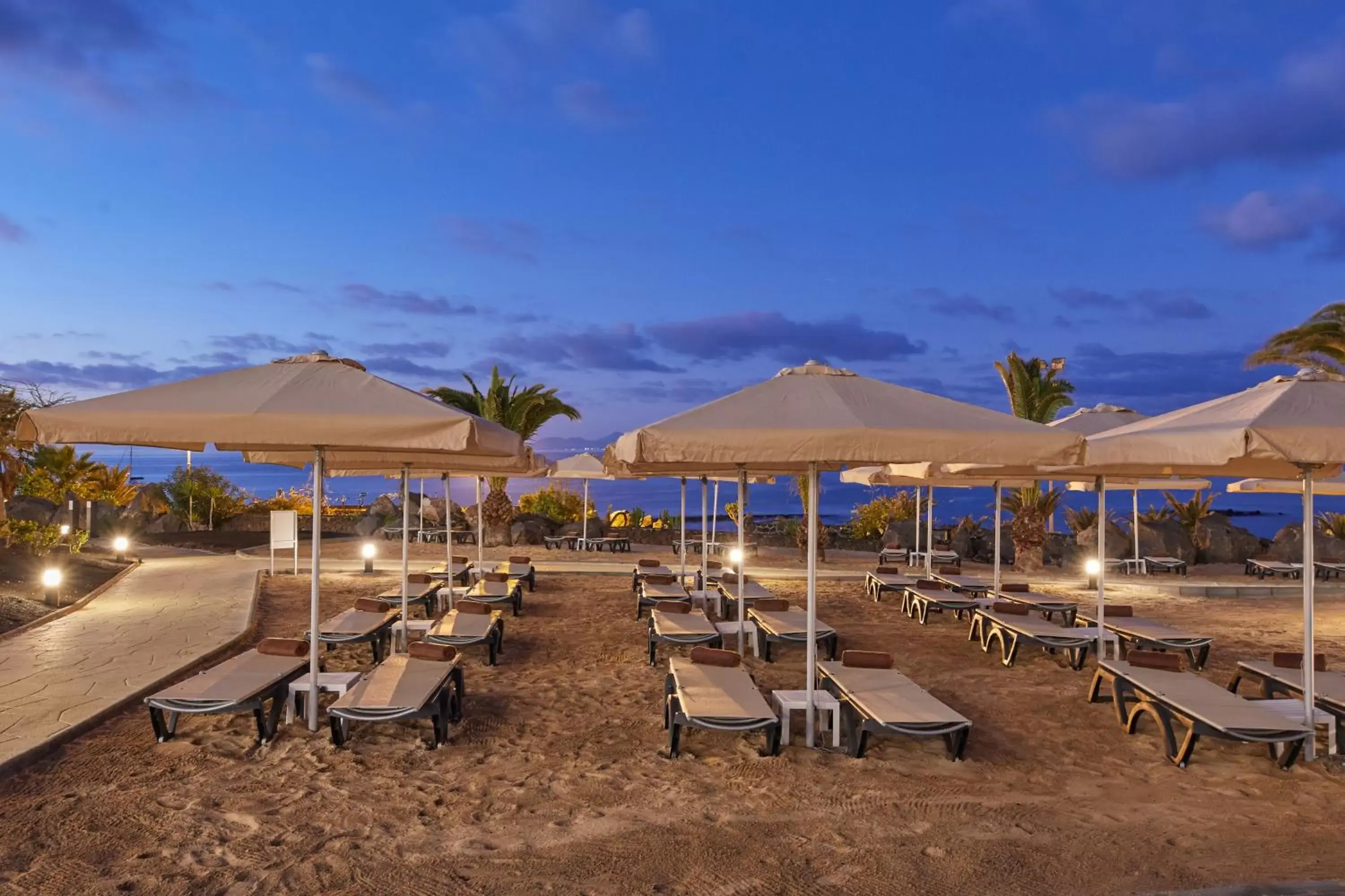 sunbed, Beach in Dreams Lanzarote Playa Dorada Resort & Spa