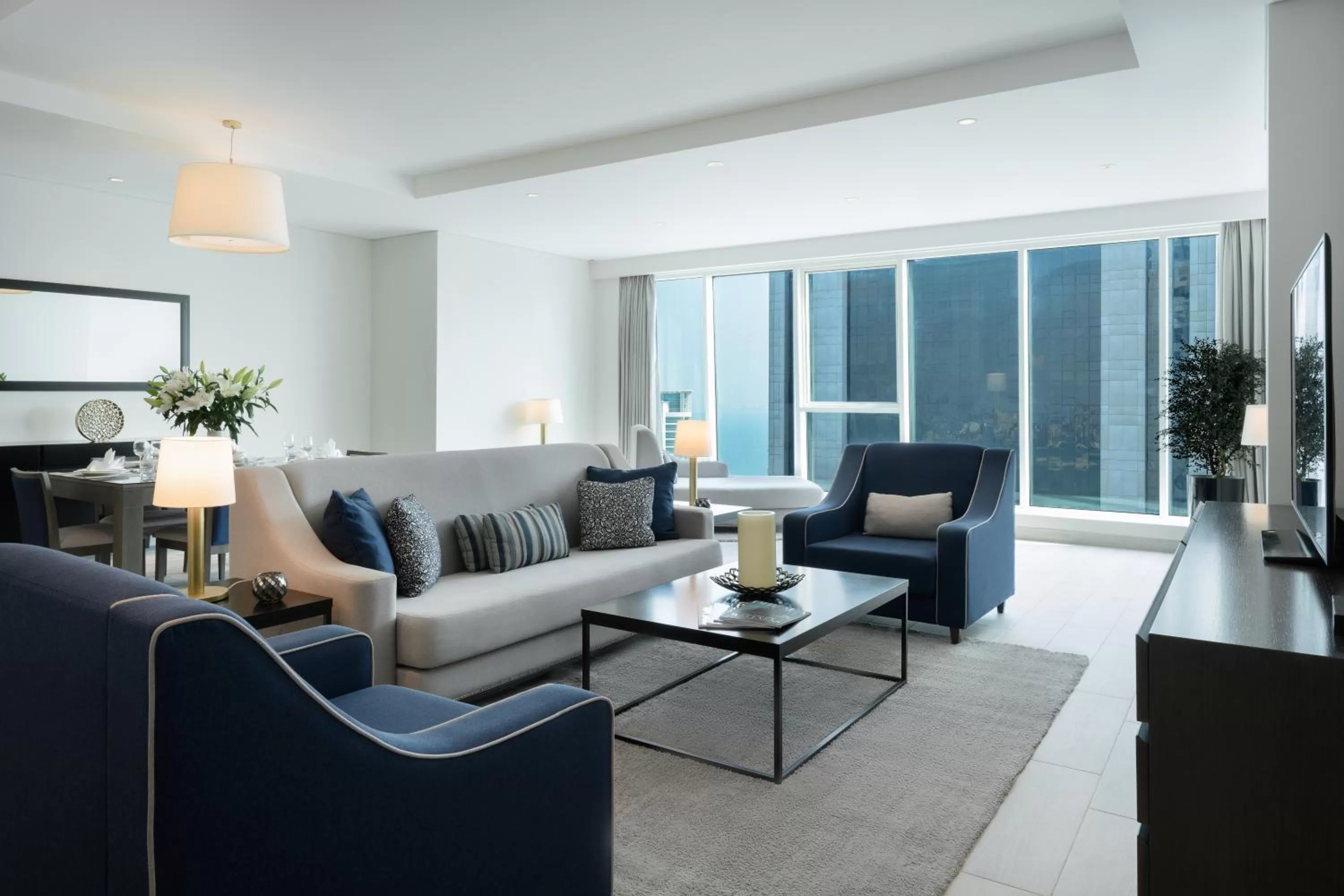 Living room in Centara West Bay Hotel & Residences Doha