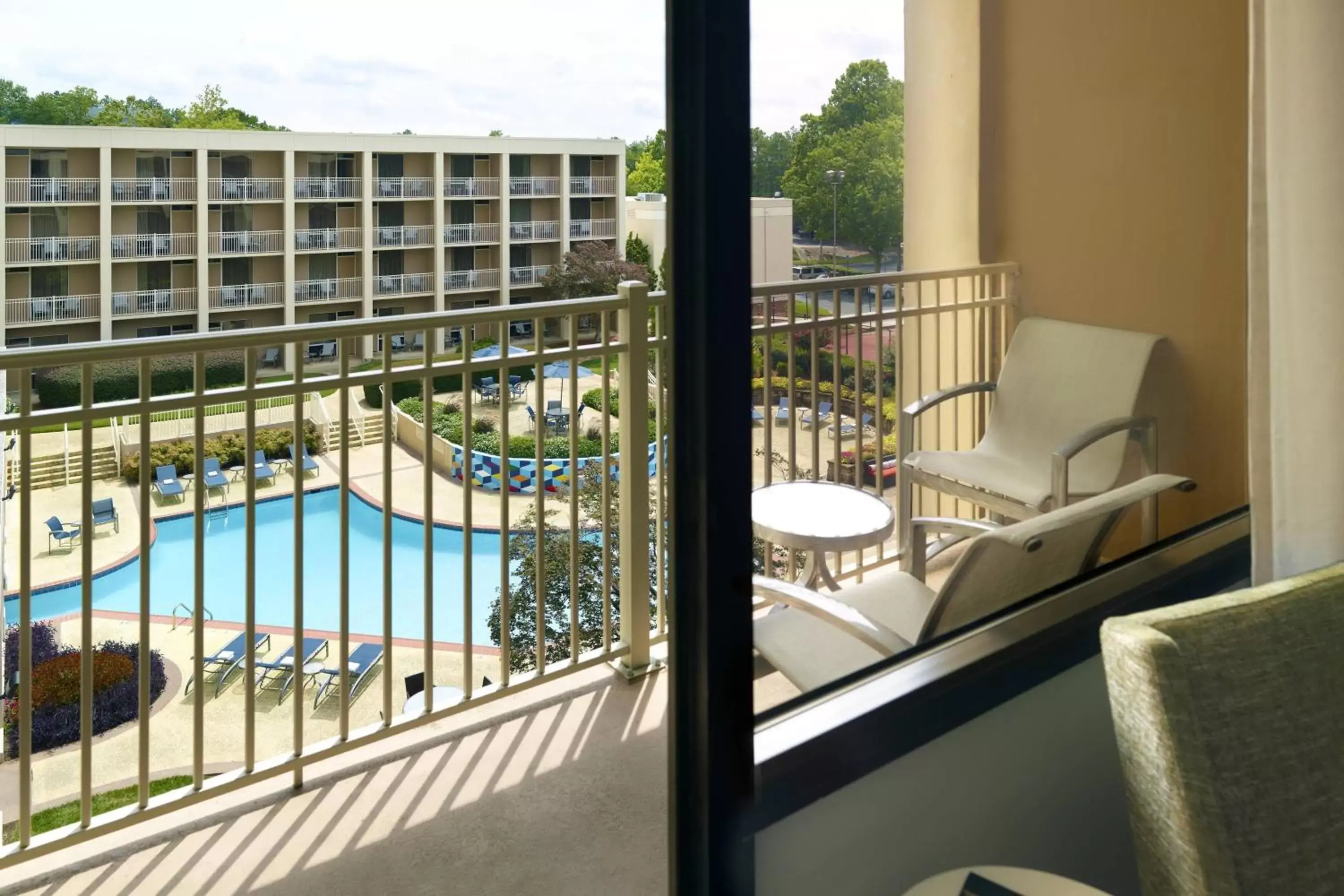 Swimming pool, Pool View in Atlanta Airport Marriott