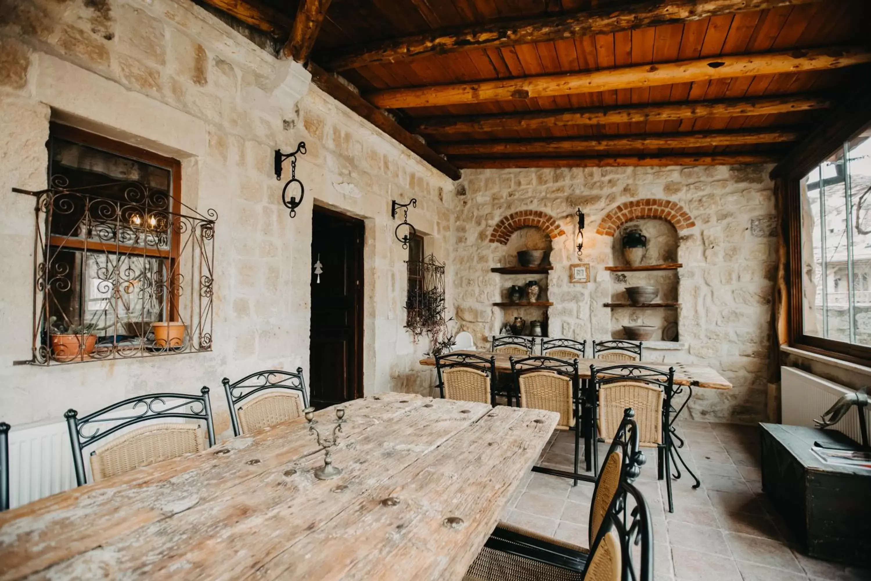 Decorative detail in Melekler Evi Cave Hotel